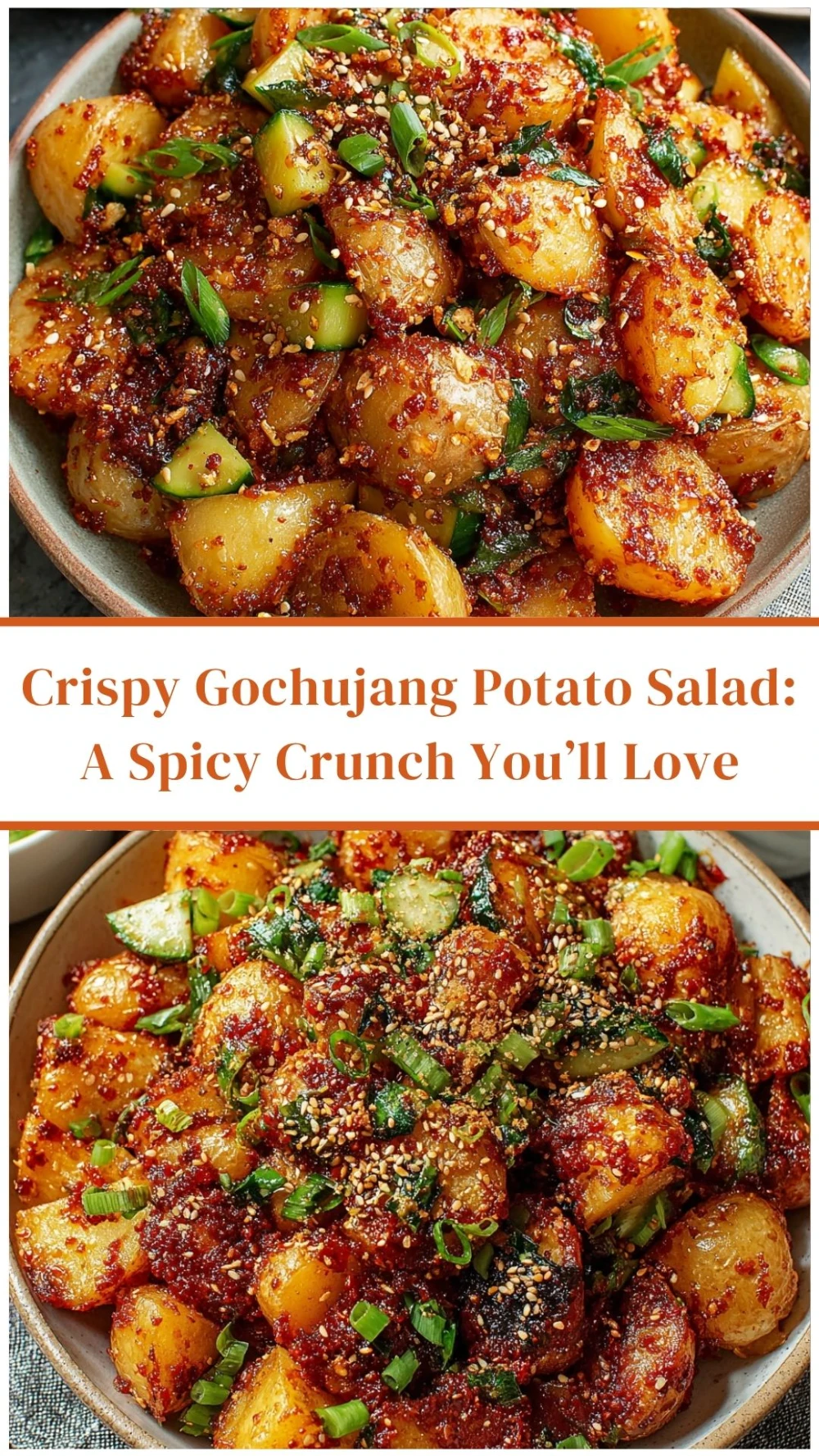 Crispy Gochujang Potato Salad: A Spicy Crunch You’ll Love