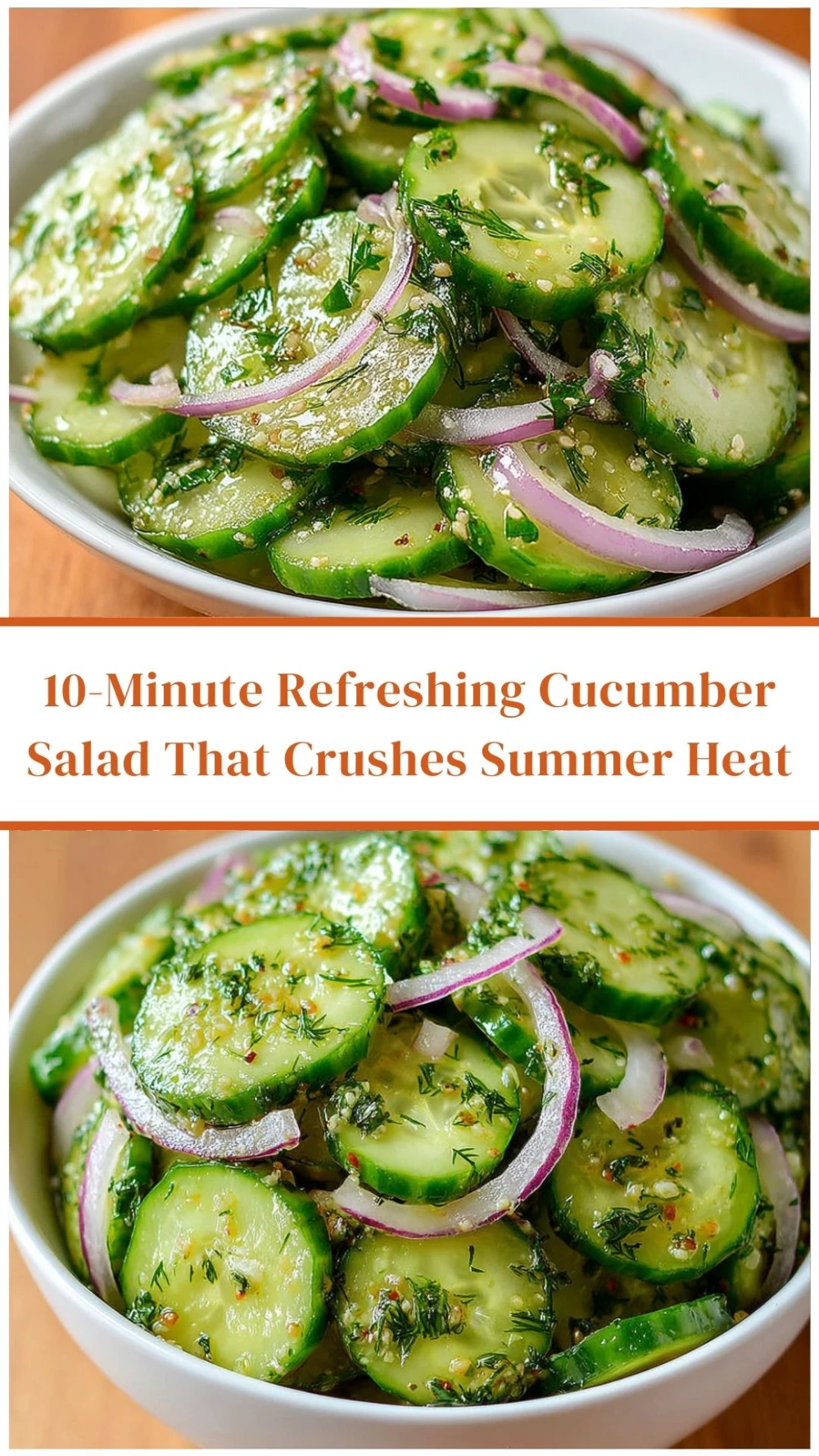 10-Minute Refreshing Cucumber Salad That Crushes Summer Heat