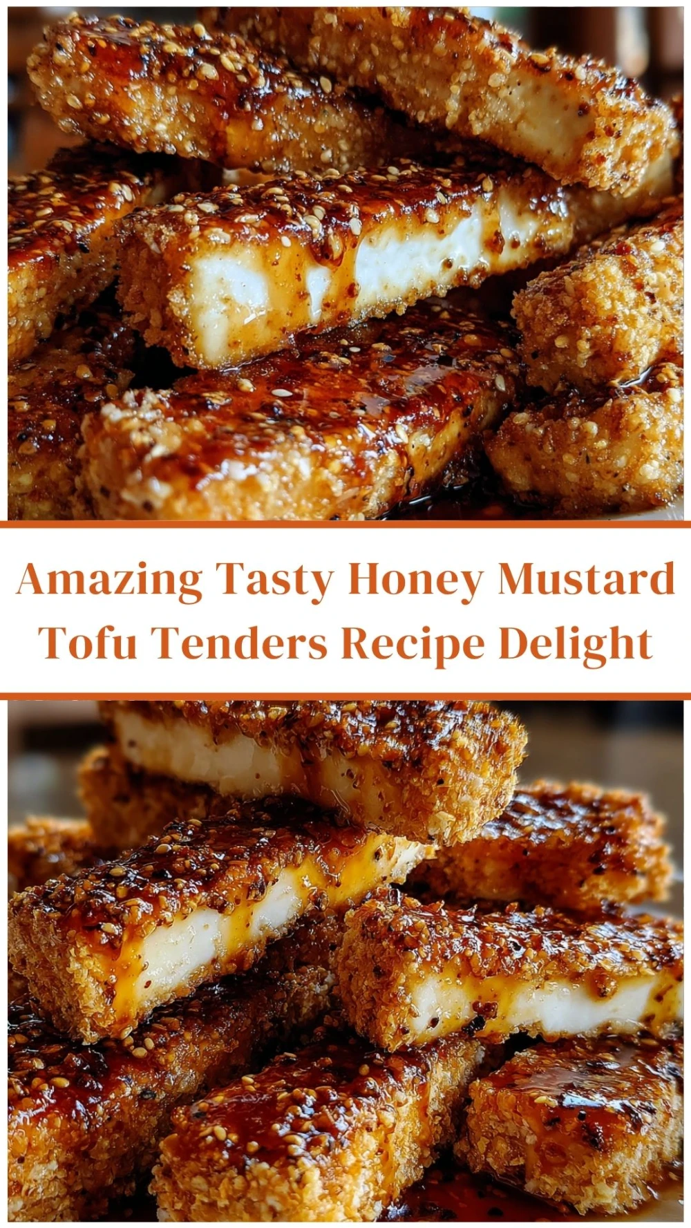Amazing Tasty Honey Mustard Tofu Tenders Recipe Delight