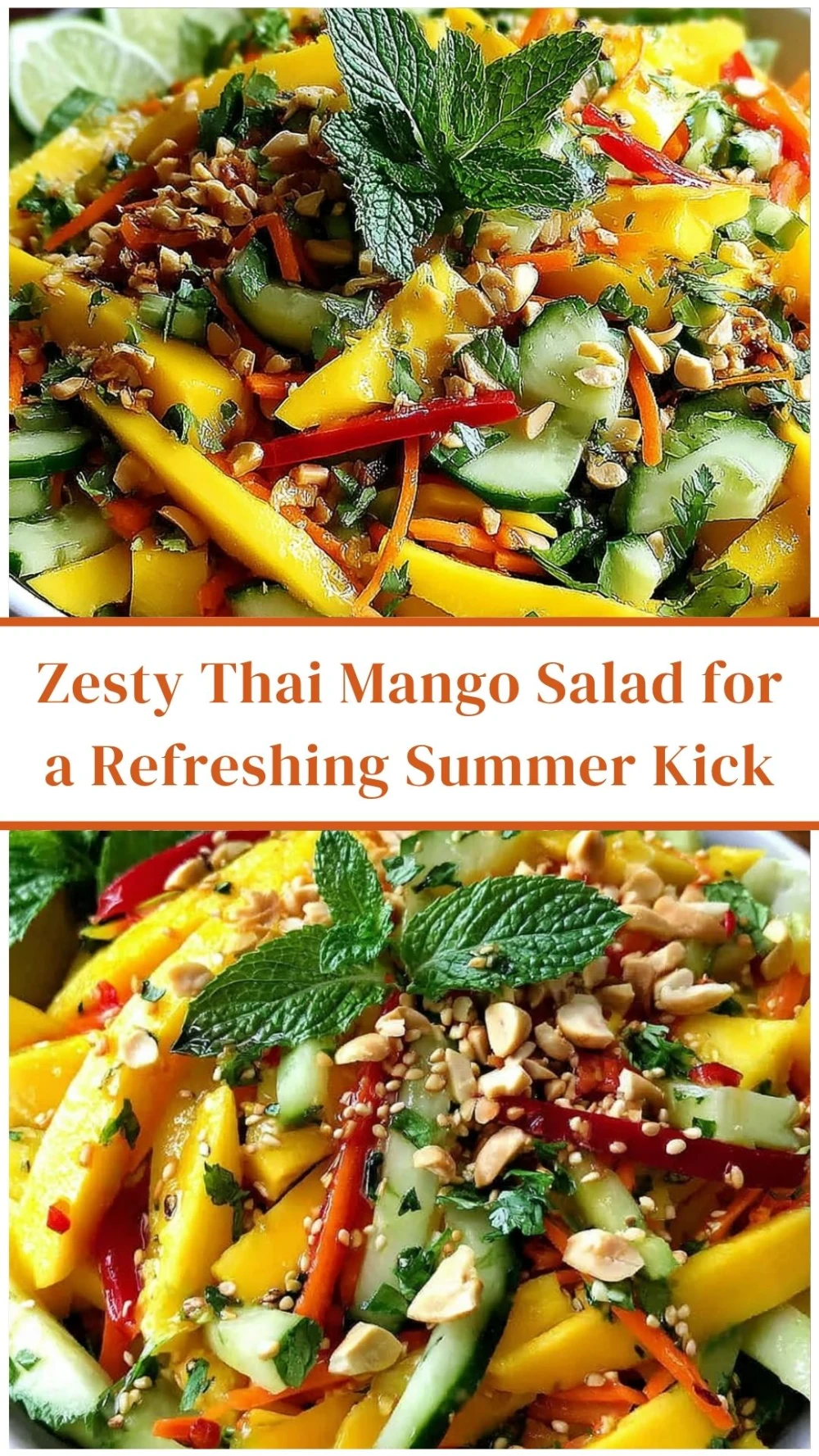 Zesty Thai Mango Salad for a Refreshing Summer Kick