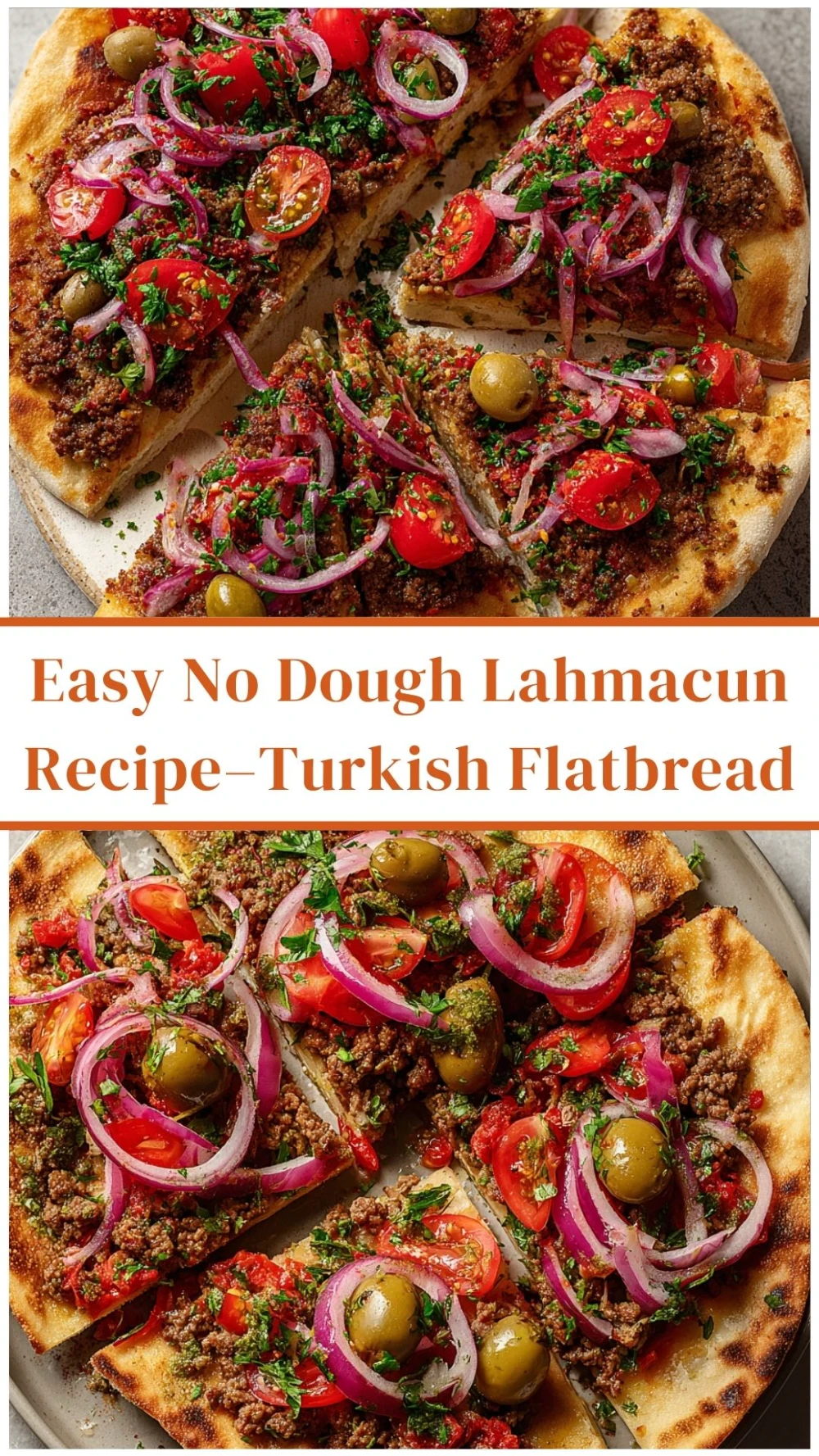 Easy No Dough Lahmacun Recipe–Turkish Flatbread
