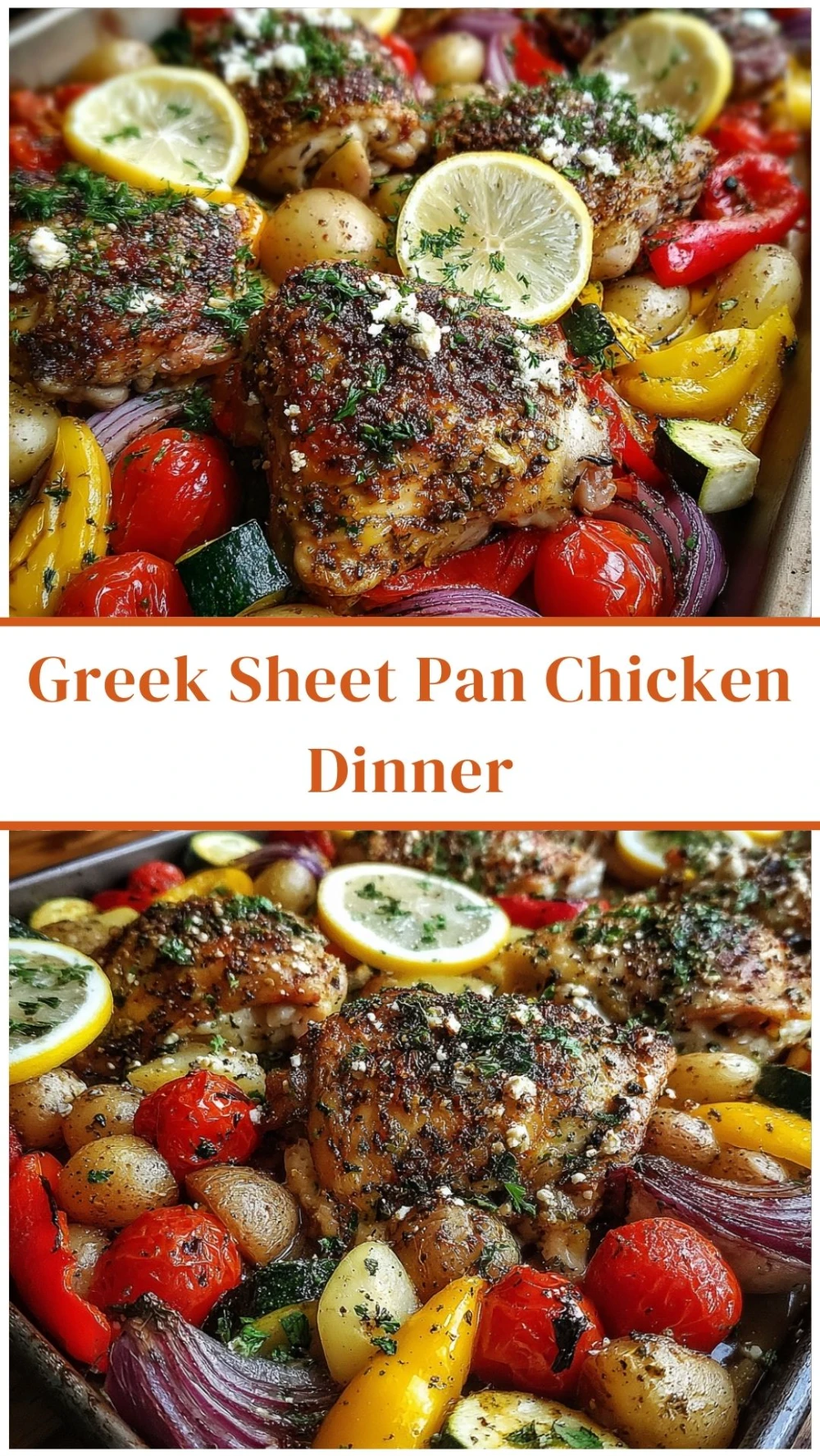 Greek Sheet Pan Chicken Dinner