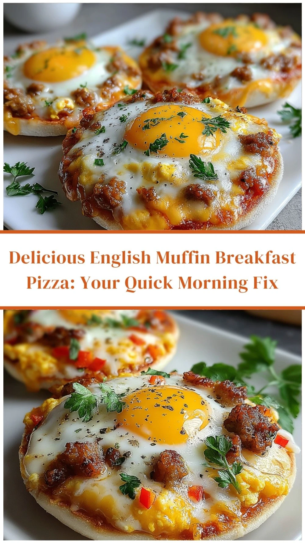 Delicious English Muffin Breakfast Pizza: Your Quick Morning Fix
