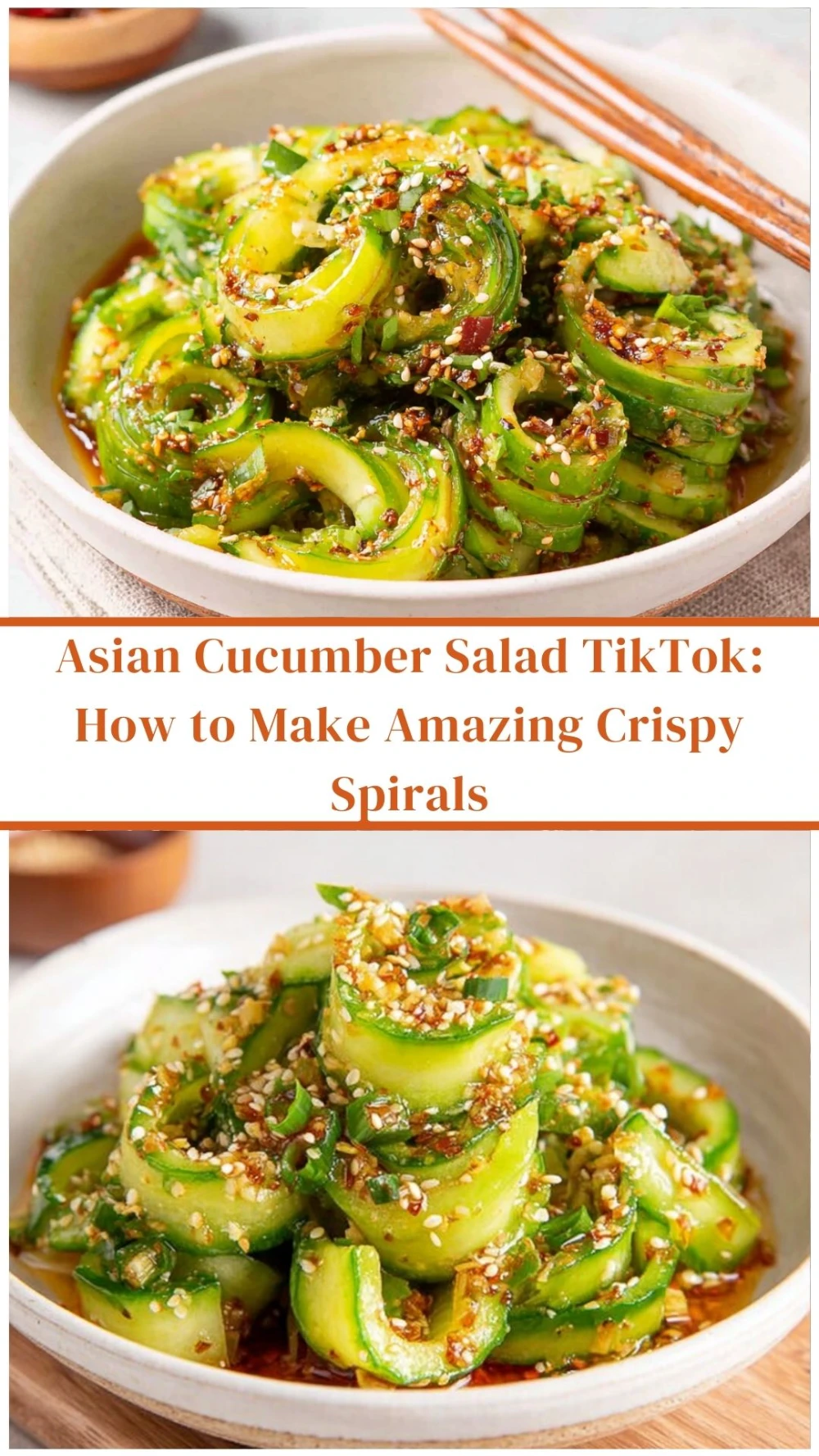 Asian Cucumber Salad TikTok: How to Make Amazing Crispy Spirals