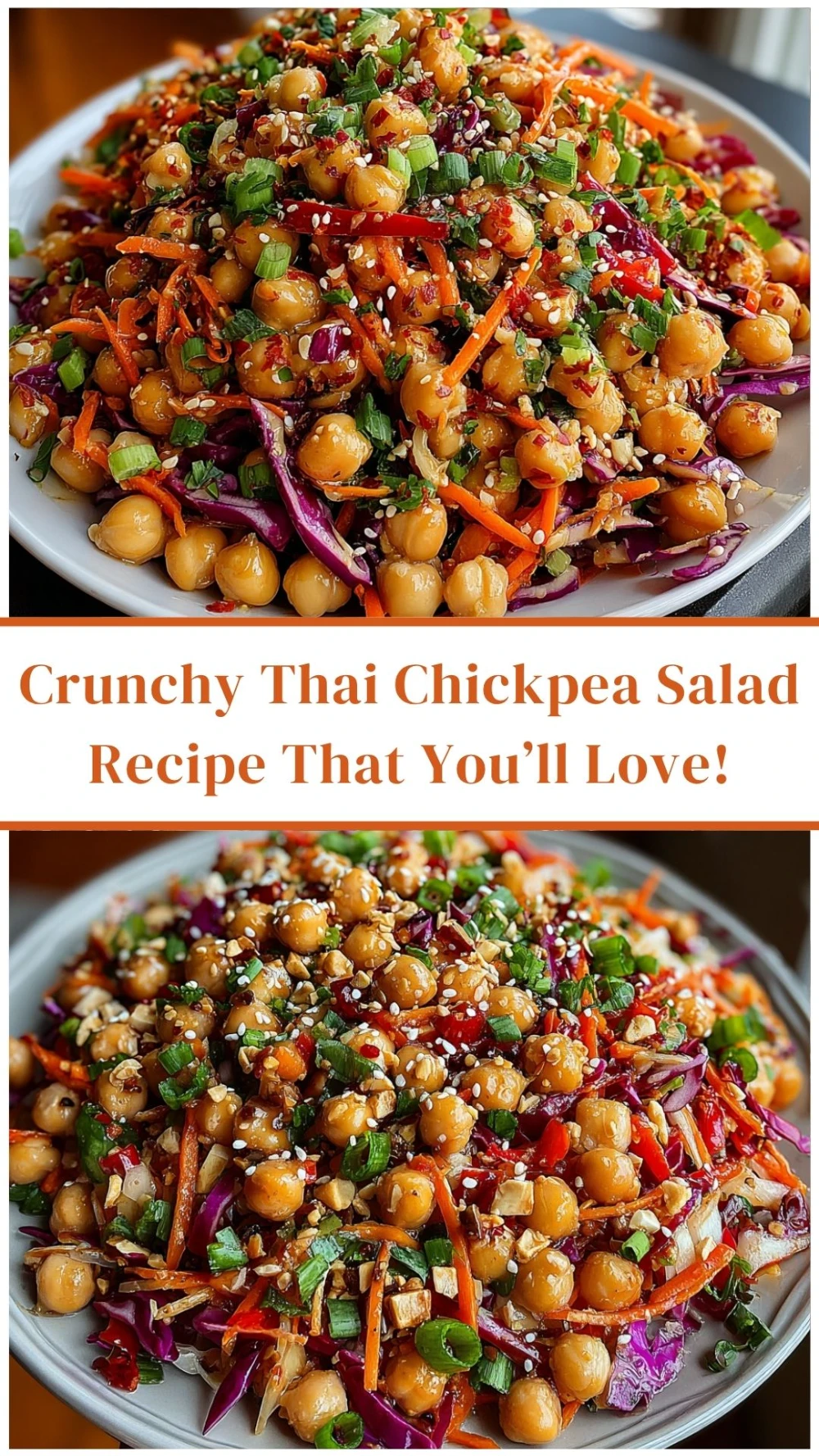 Crunchy Thai Chickpea Salad Recipe That You’ll Love!