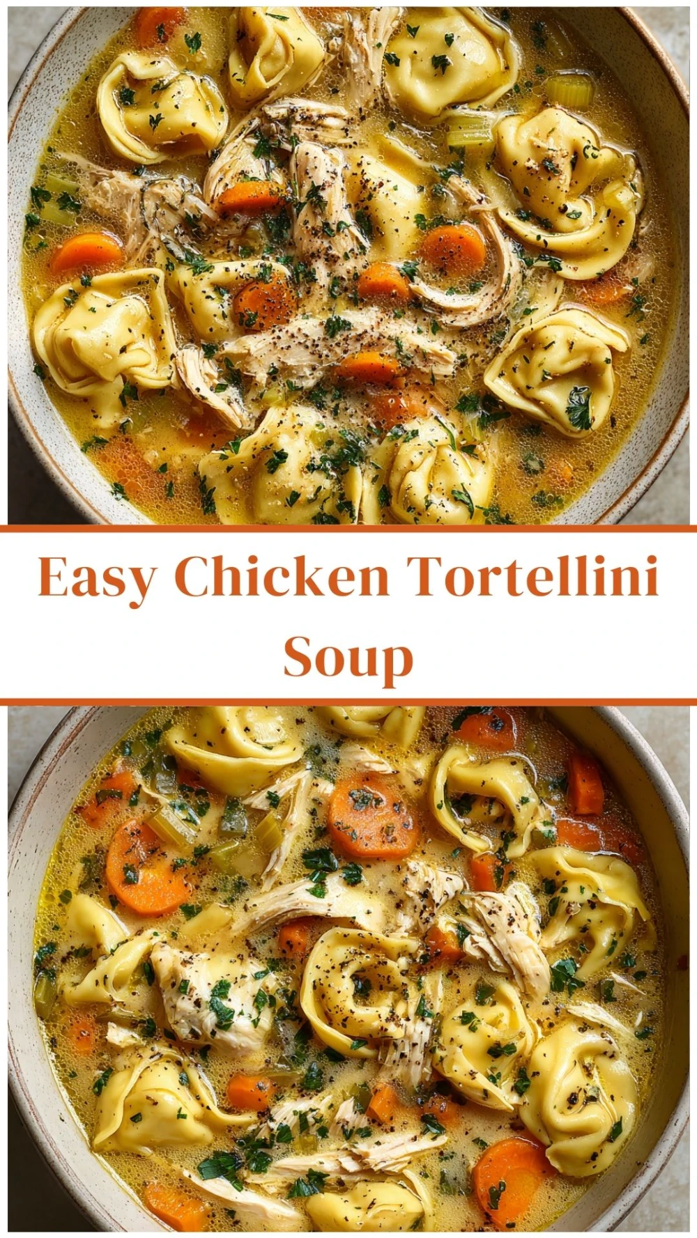Easy Chicken Tortellini Soup