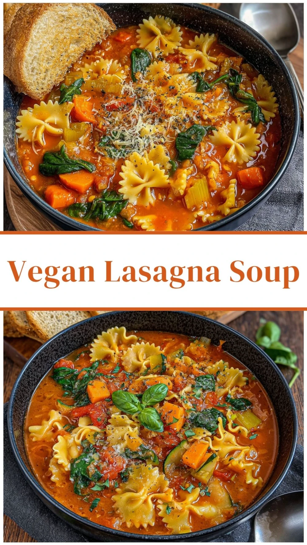 Vegan Lasagna Soup