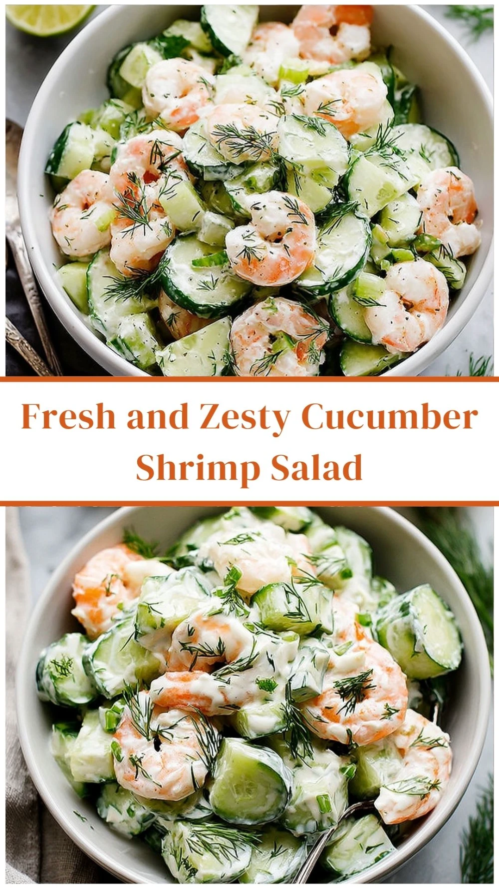 Fresh and Zesty Cucumber Shrimp Salad