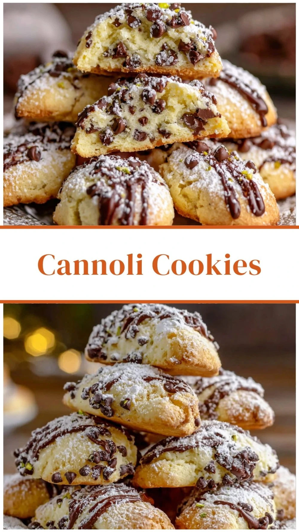 Decadent Cannoli Cookies