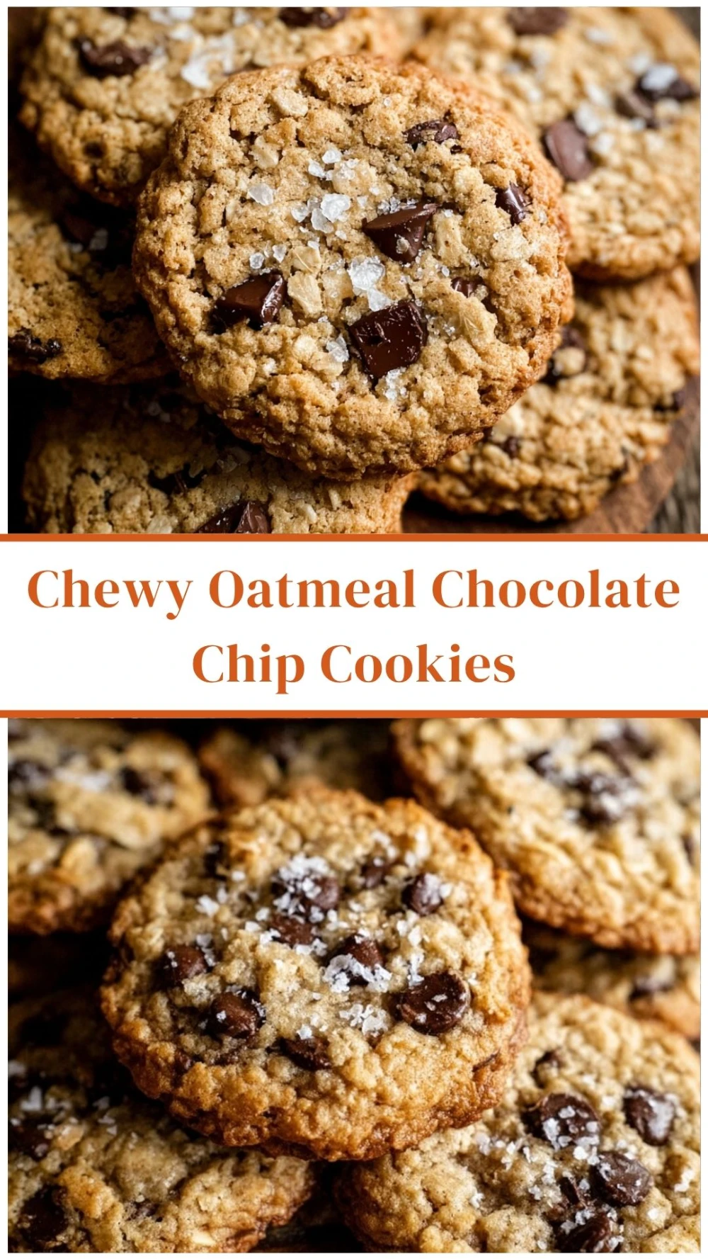Chewy Oatmeal Chocolate Chip Cookies