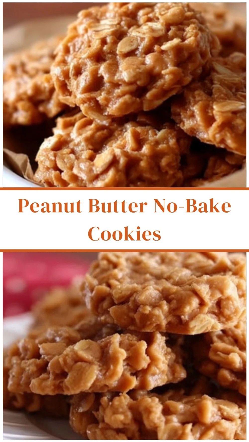 Classic Peanut Butter No-Bake Cookies