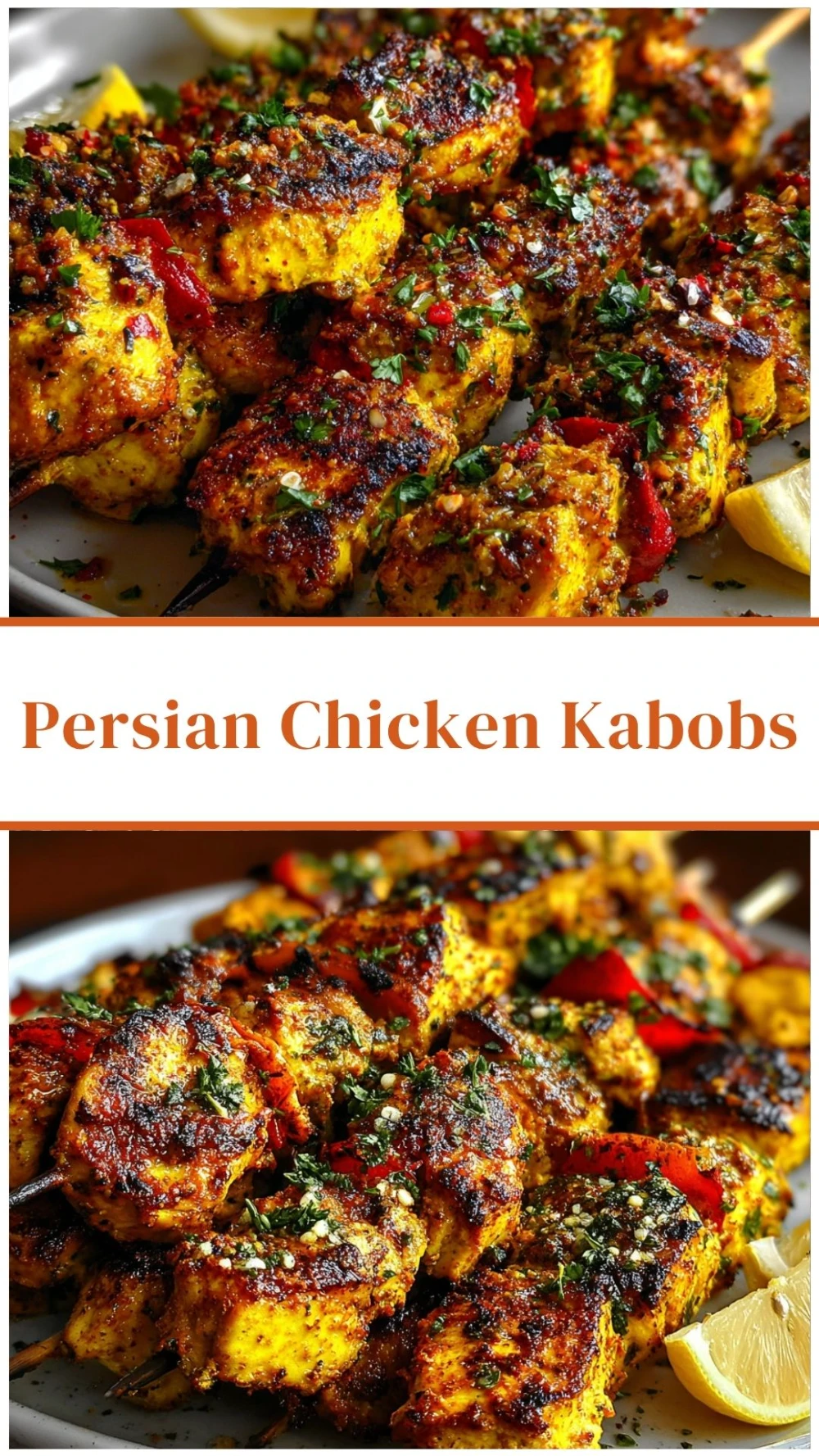 Authentic Persian Joojeh Kabob (Chicken Kabobs)
