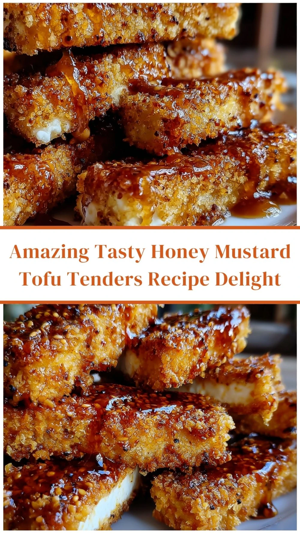 Amazing Tasty Honey Mustard Tofu Tenders Recipe Delight
