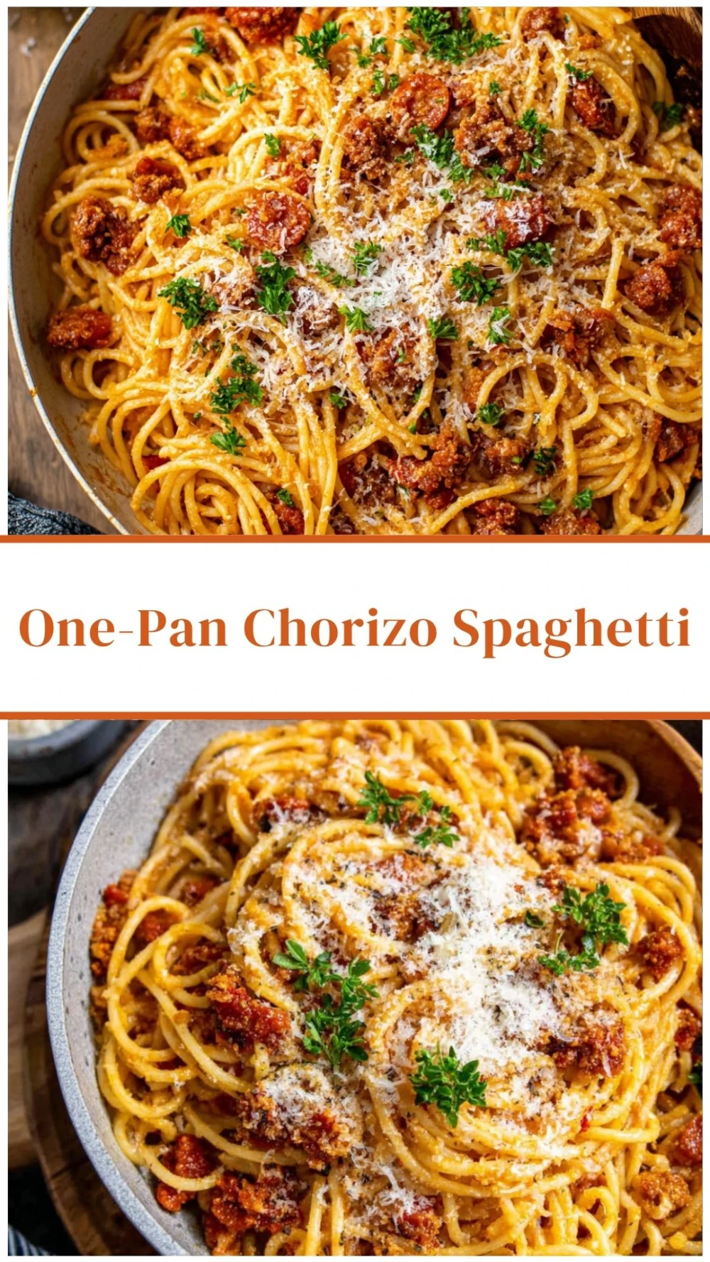 One-Pan Chorizo Spaghetti