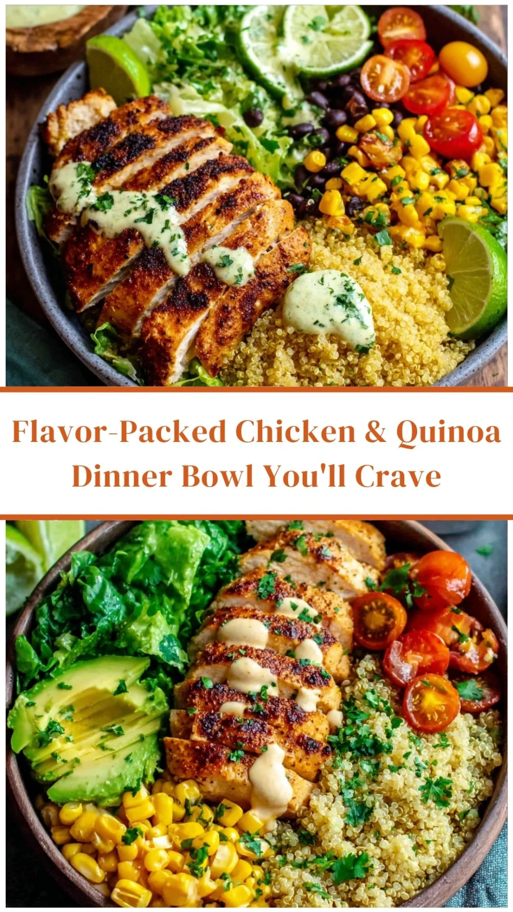 Flavor-Packed Chicken & Quinoa Dinner Bowl You'll Crave