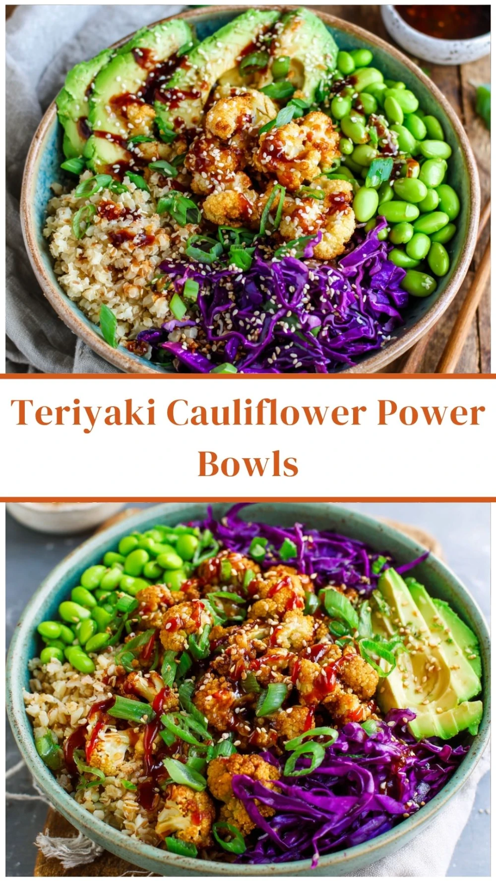 Teriyaki Cauliflower Power Bowls
