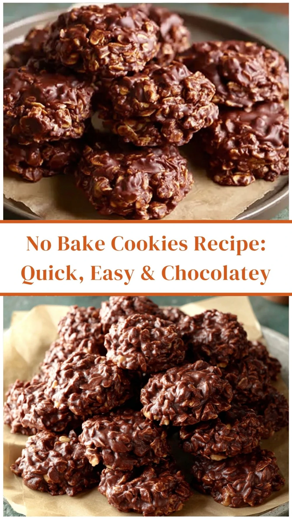 Classic No-Bake Chocolate Peanut Butter Cookies