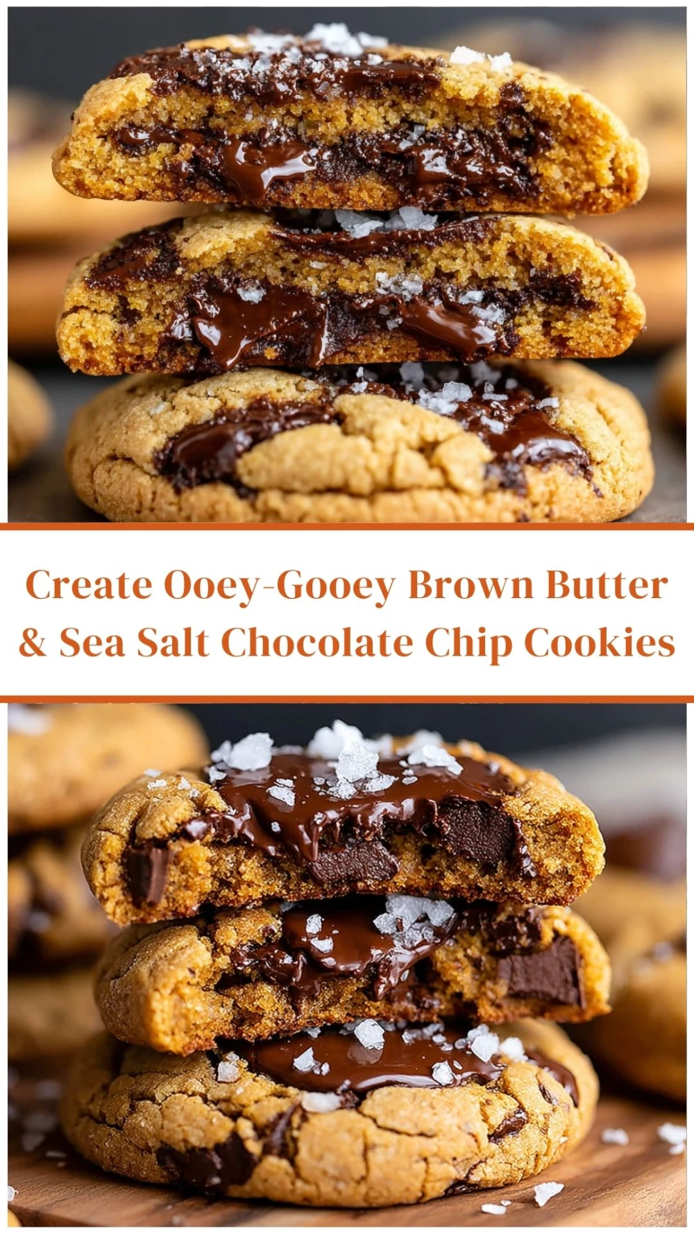 Ooey-Gooey Brown Butter & Sea Salt Chocolate Chip Cookies