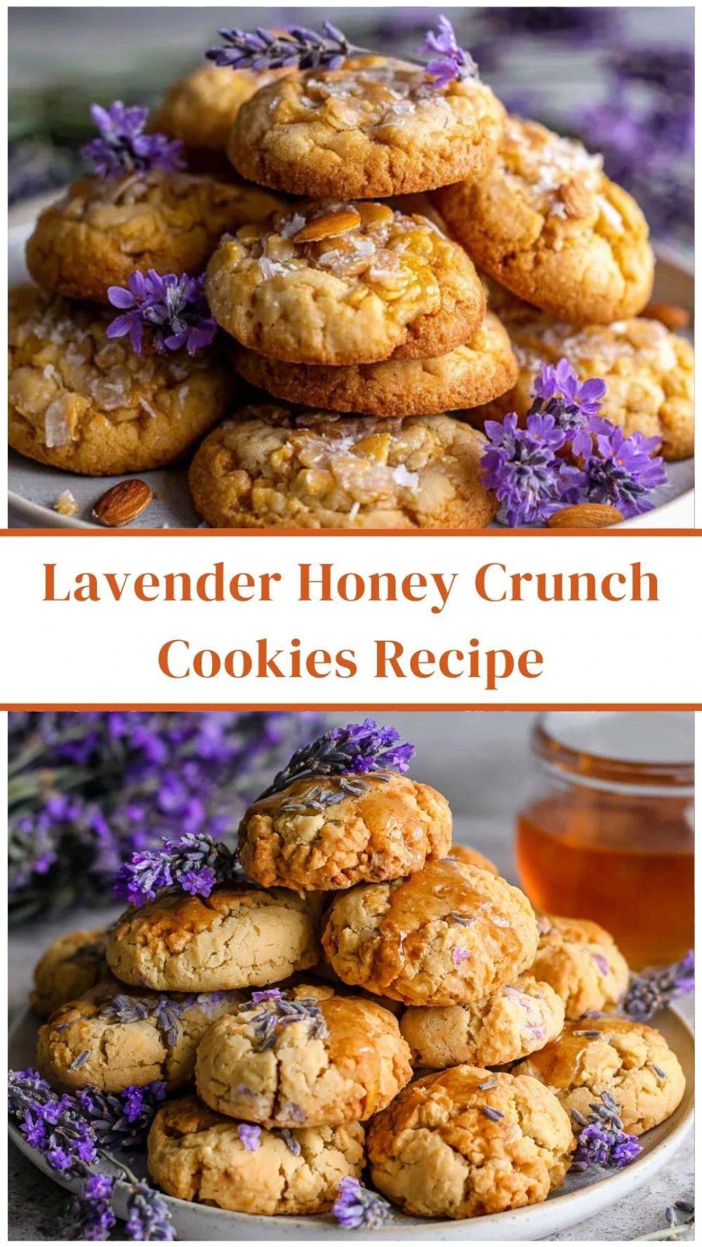 Lavender Honey Crunch Cookies