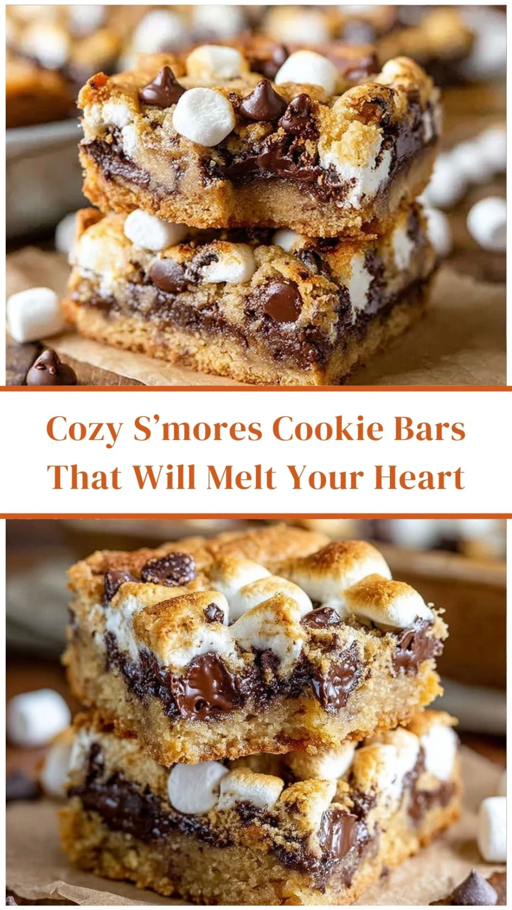 Cozy S’mores Cookie Bars That Will Melt Your Heart
