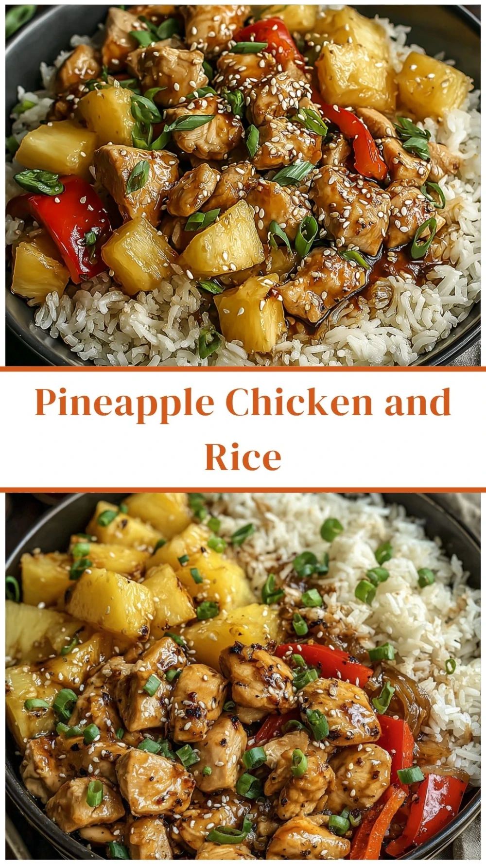 Tropical Pineapple Chicken and Rice Skillet