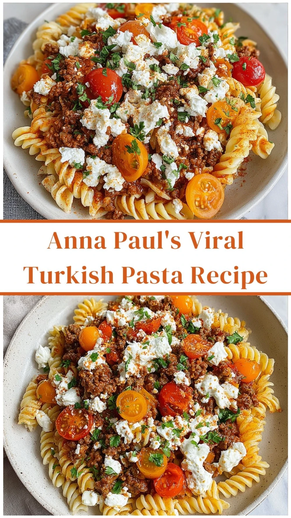 Anna Pauls Viral Turkish Pasta with Spiced Beef and Garlic Yogurt