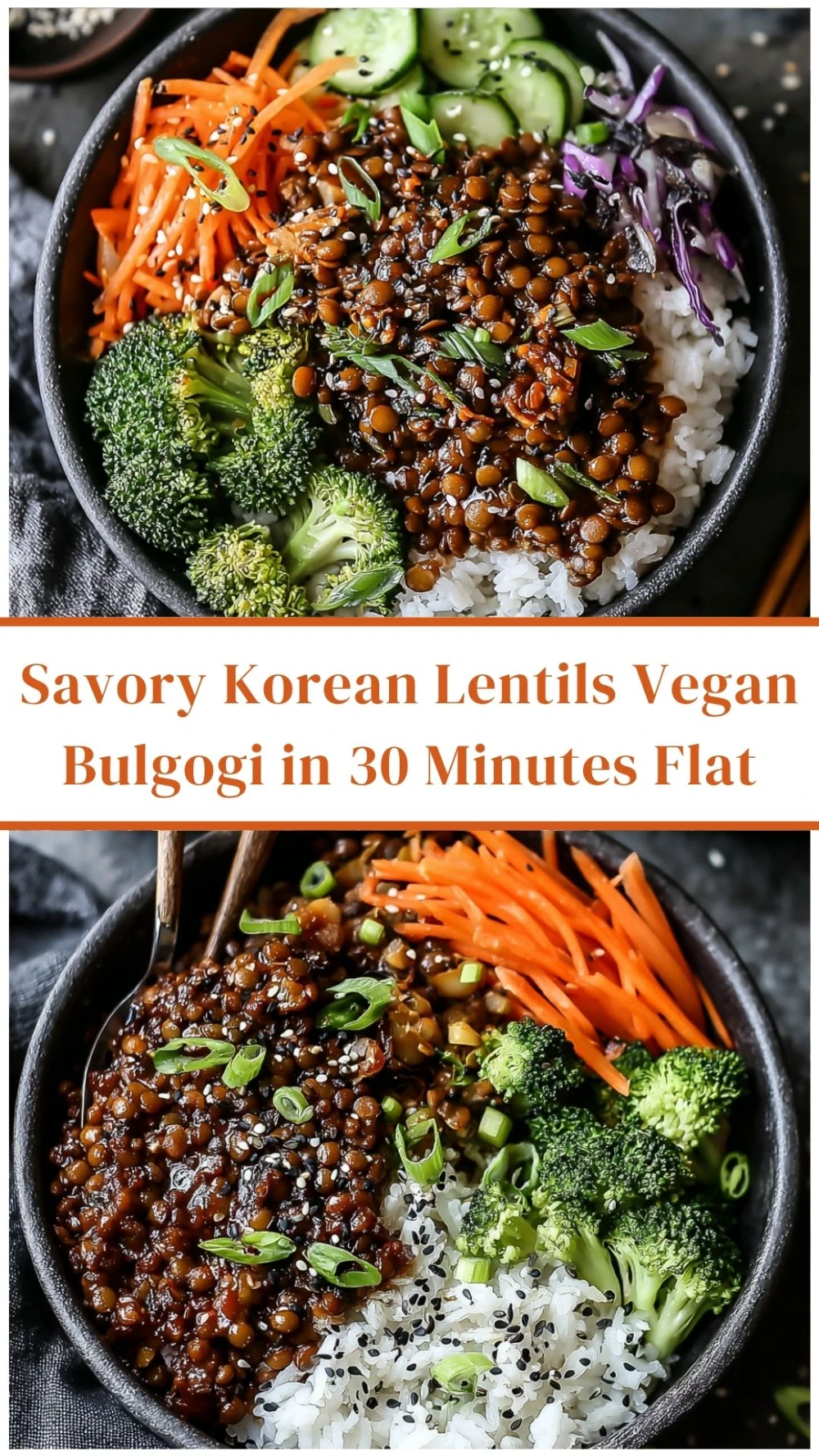 Savory Korean Lentils Vegan Bulgogi in 30 Minutes Flat