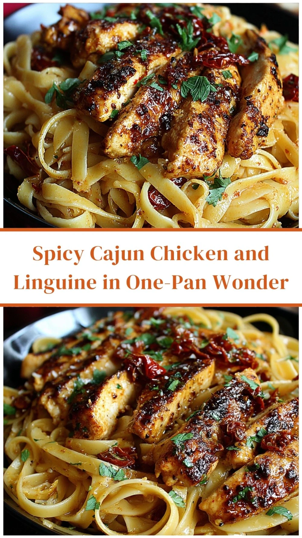 Spicy Cajun Chicken and Linguine in One-Pan Wonder