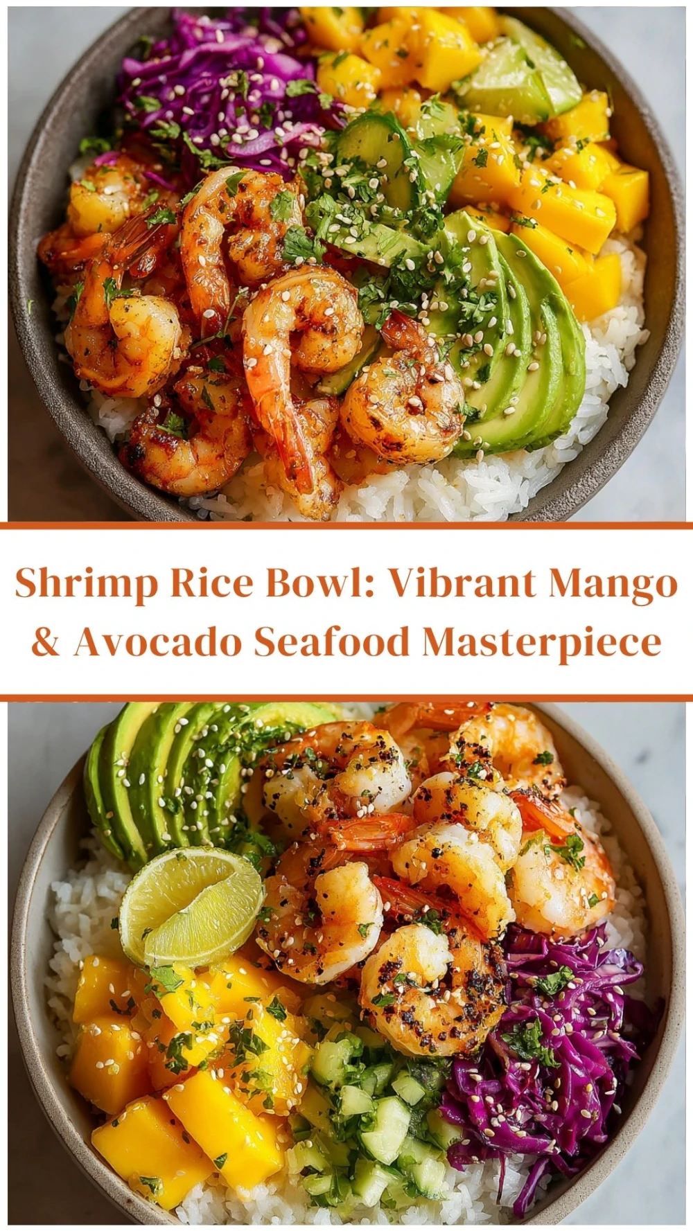 Shrimp Rice Bowl: Vibrant Mango & Avocado Seafood Masterpiece
