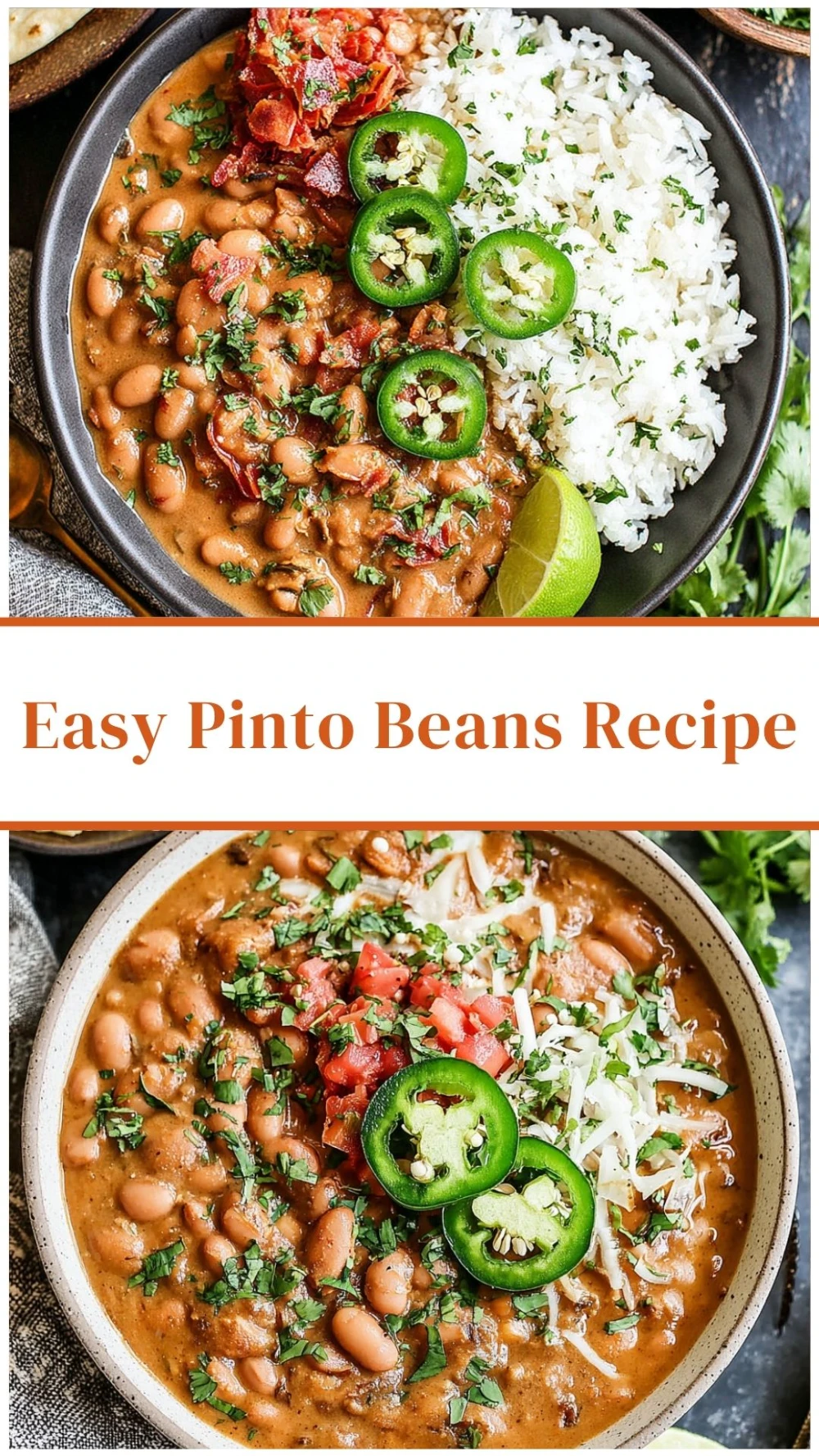 Creamy & Flavorful Easy Pinto Beans