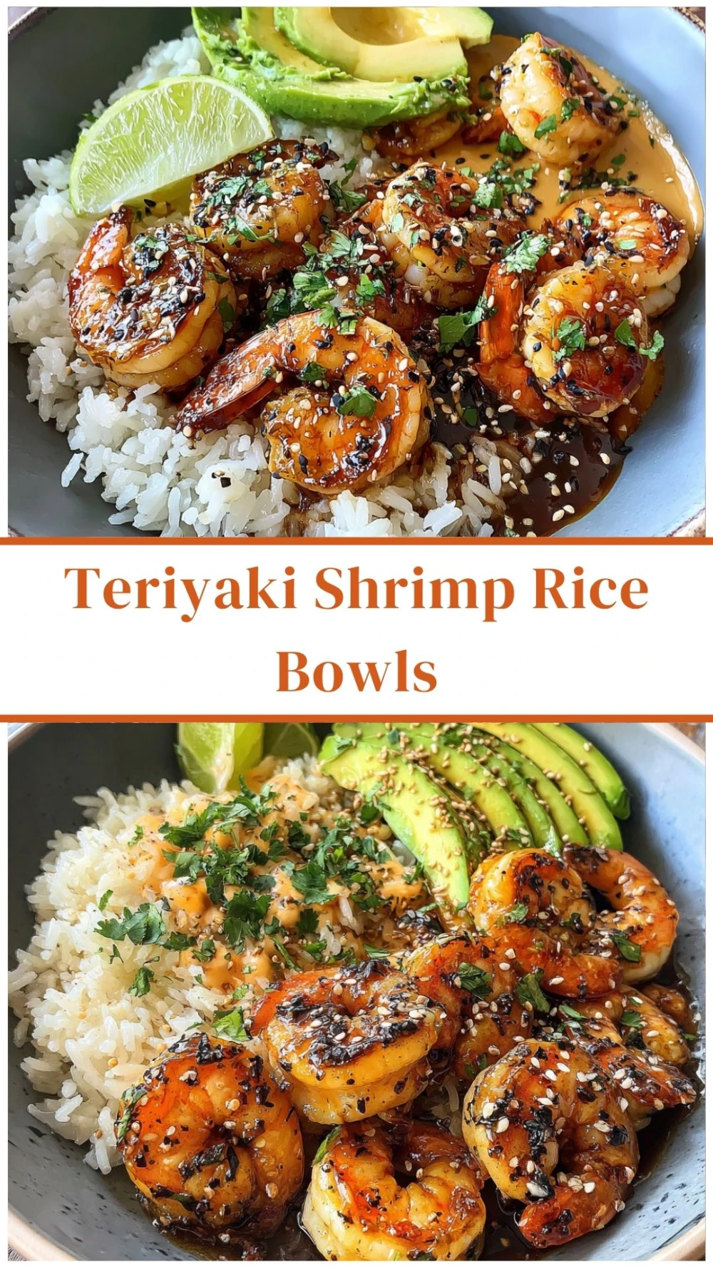 Teriyaki Shrimp Rice Bowls