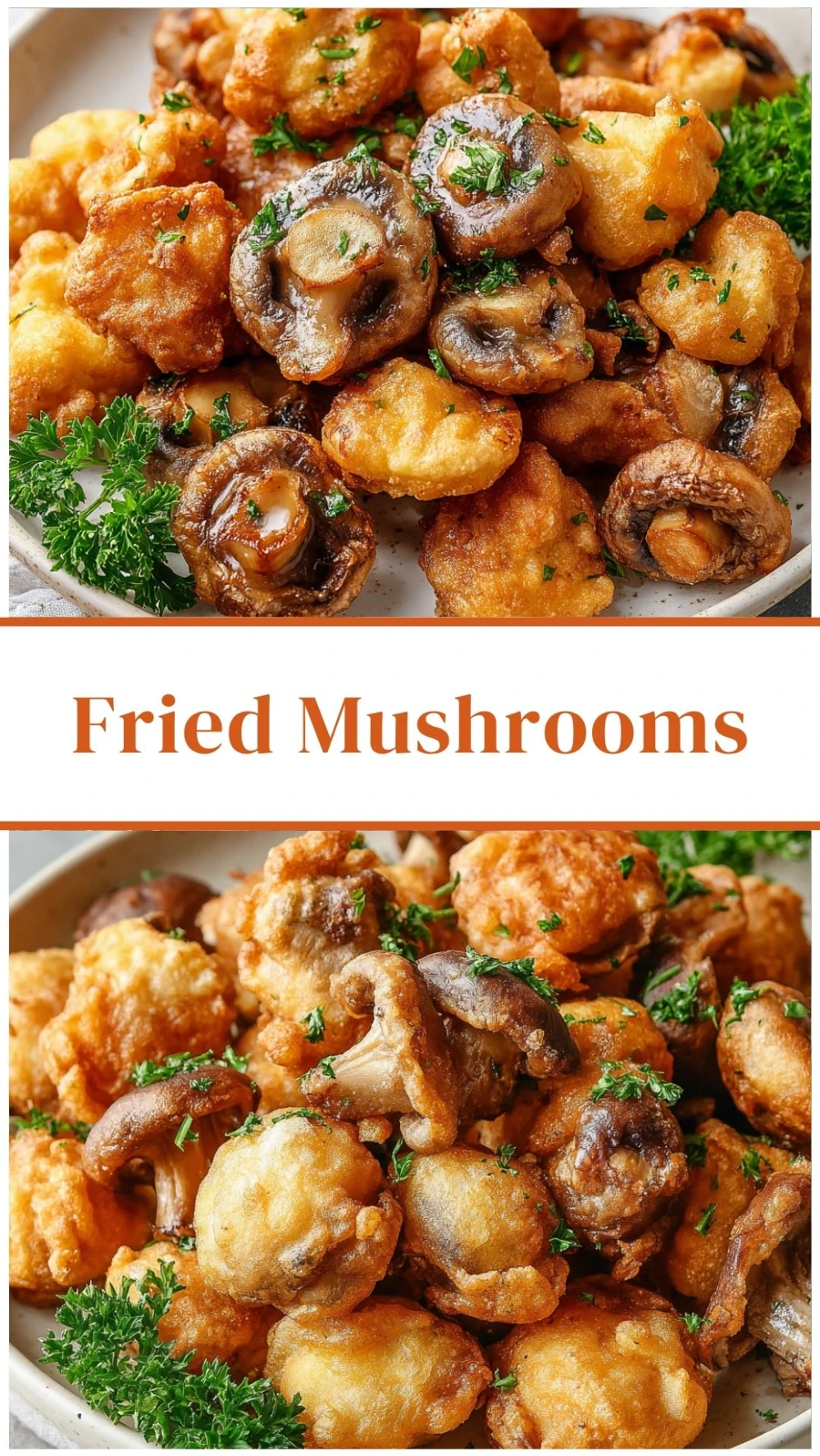 Crispy Golden Fried Mushrooms