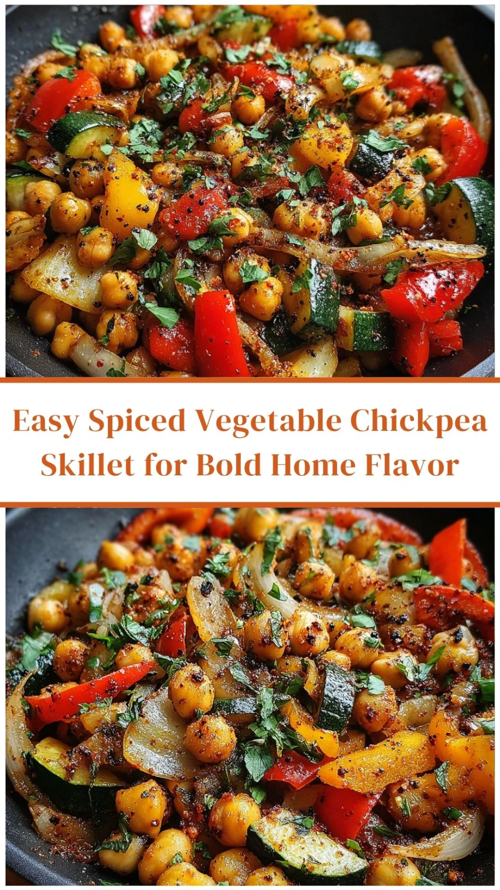 Easy Spiced Vegetable Chickpea Skillet for Bold Home Flavor