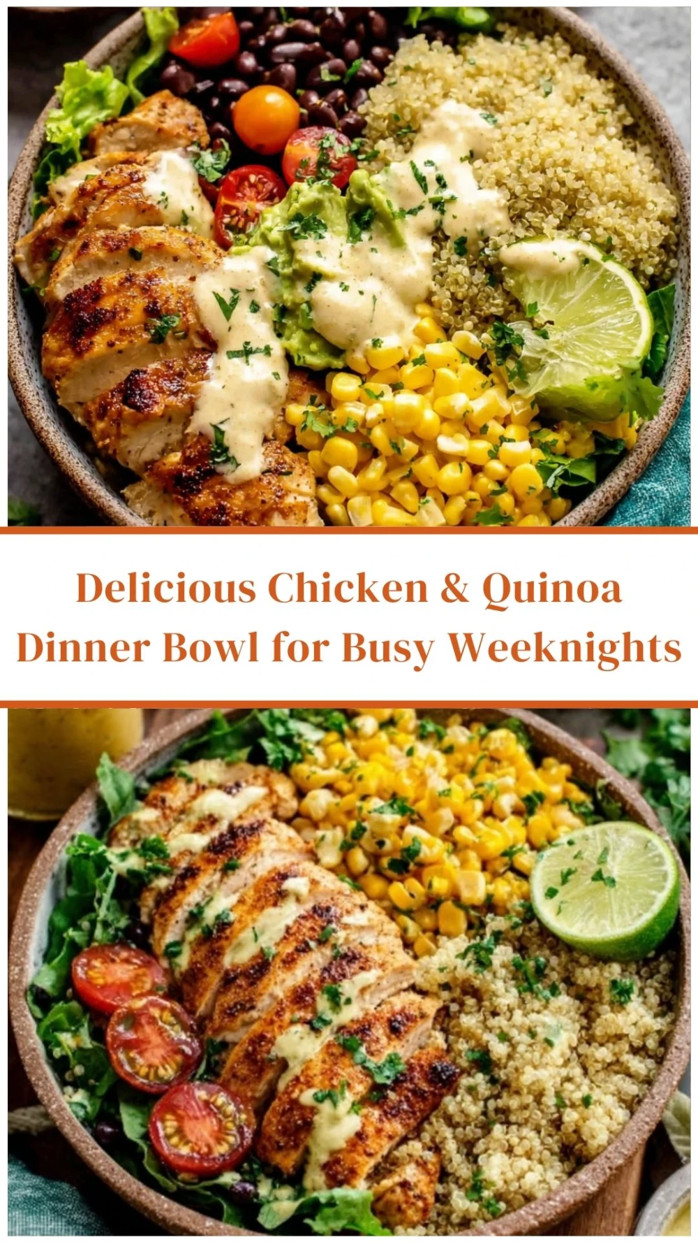Delicious Chicken & Quinoa Dinner Bowl for Busy Weeknights
