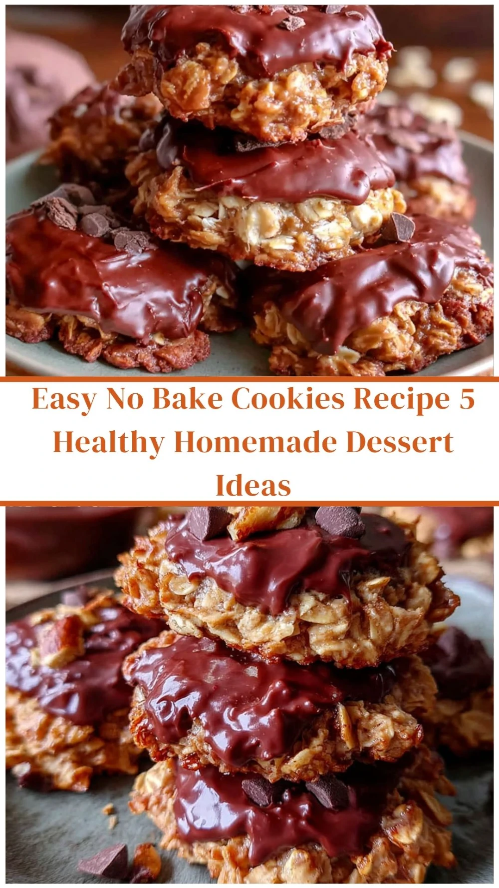 Effortless No-Bake Peanut Butter Oat Cookies