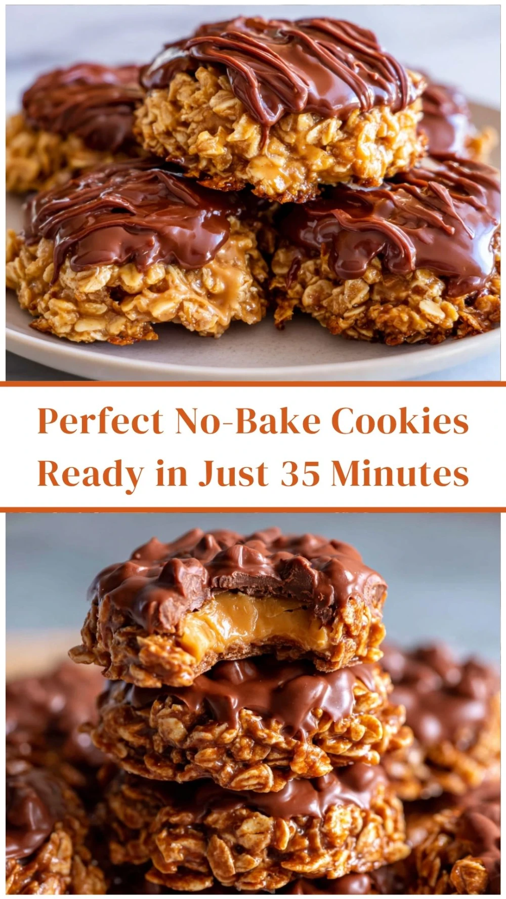 Perfect No-Bake Chocolate Peanut Butter Cookies