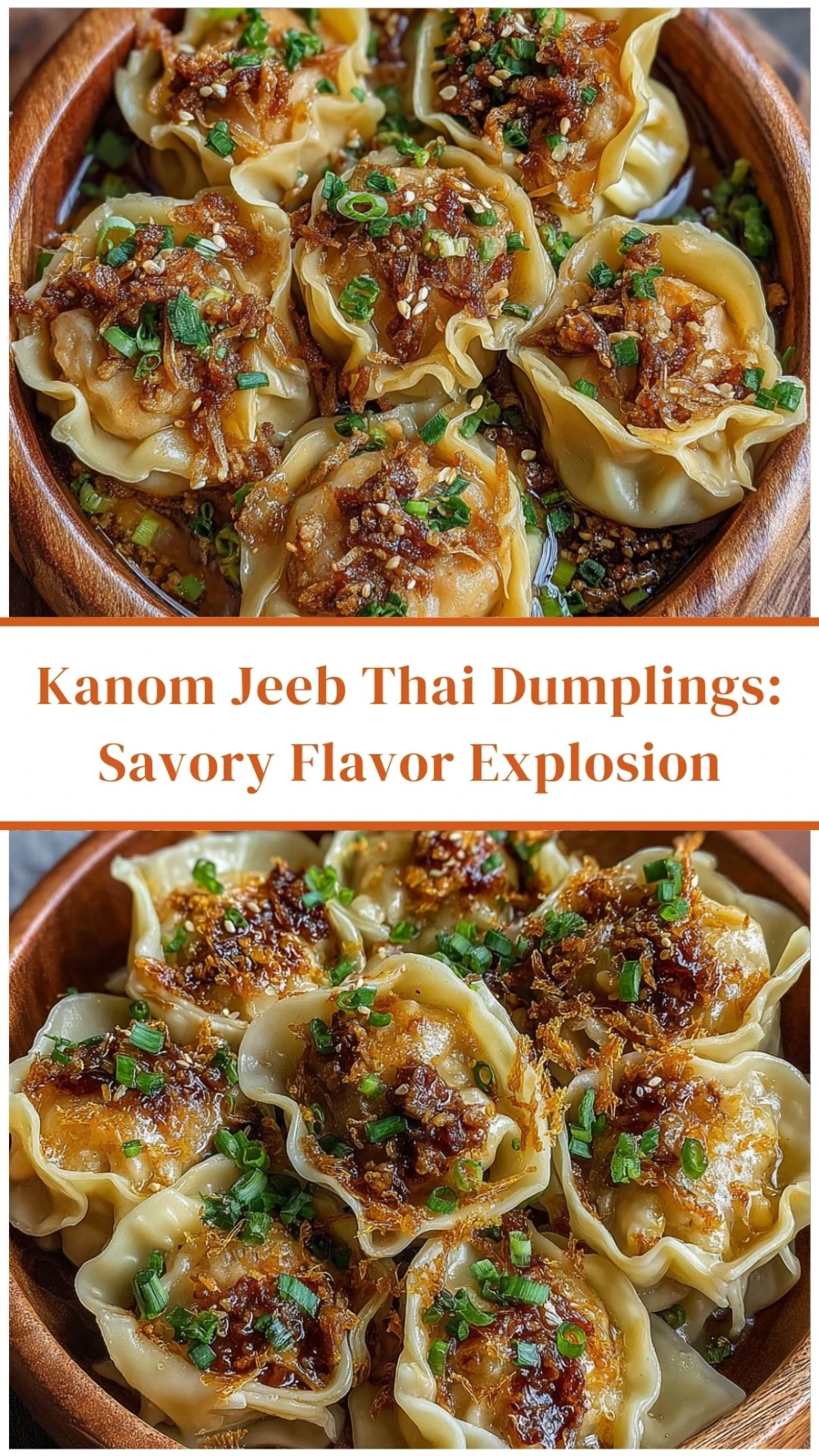 Kanom Jeeb Thai Dumplings: Savory Flavor Explosion