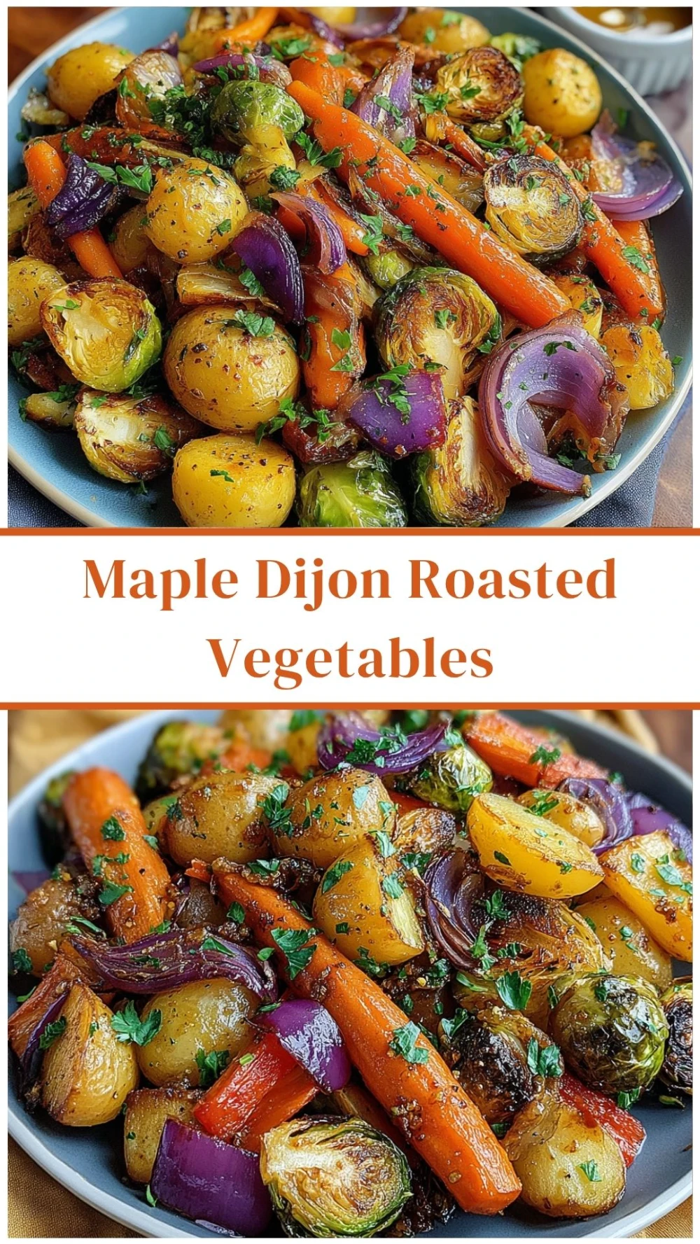 Maple Dijon Roasted Vegetables