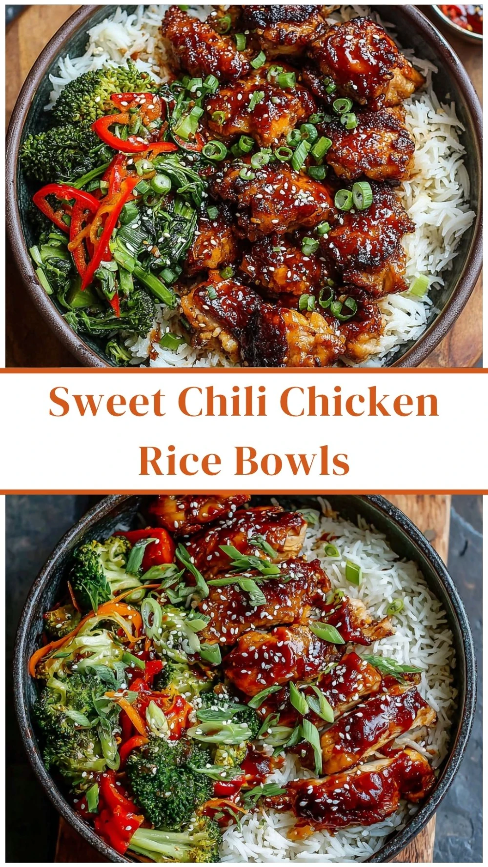 Sweet Chili Chicken Rice Bowls