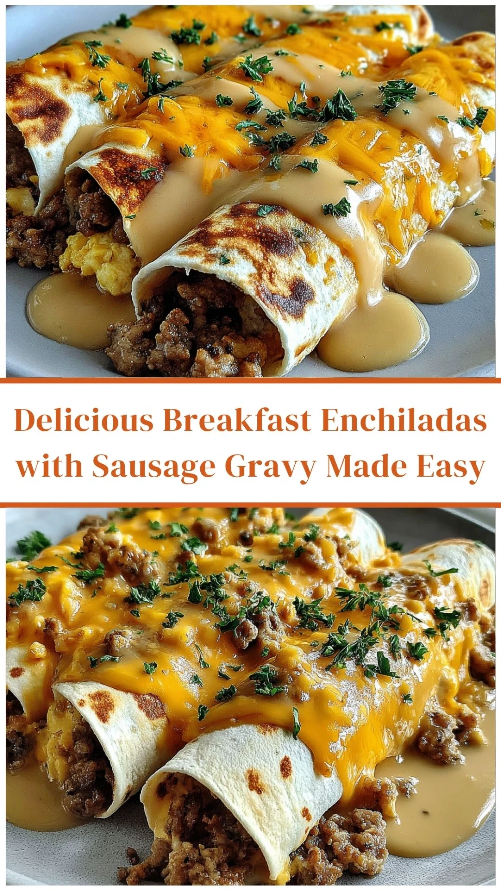 Delicious Breakfast Enchiladas with Sausage Gravy Made Easy