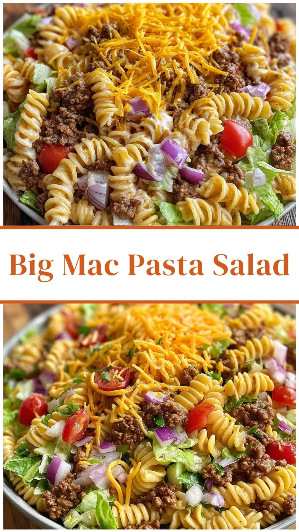 Big Mac Pasta Salad