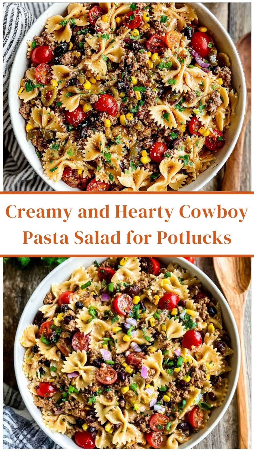 Creamy and Hearty Cowboy Pasta Salad