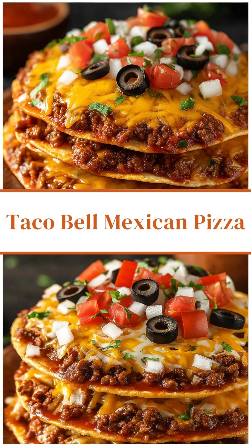 Taco Bell Style Mexican Pizza