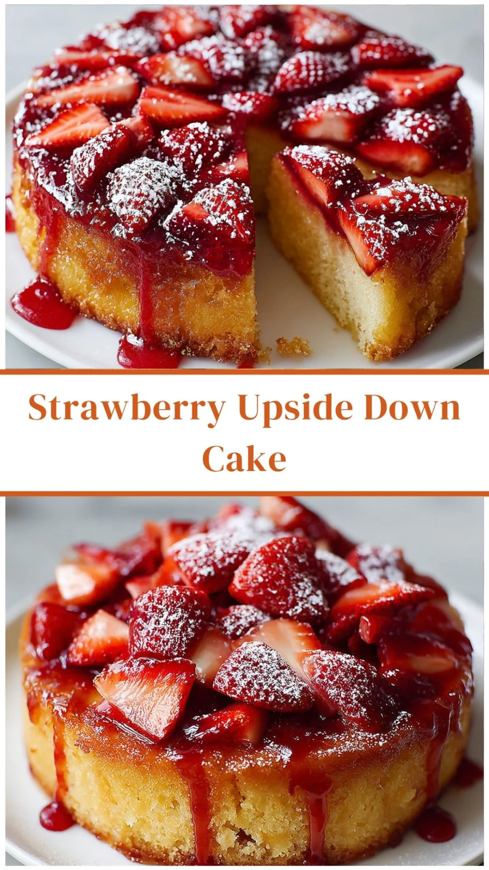 Strawberry Upside Down Cake