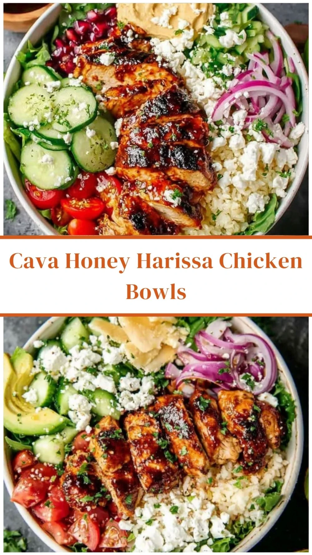 Cava Honey Harissa Chicken Bowls