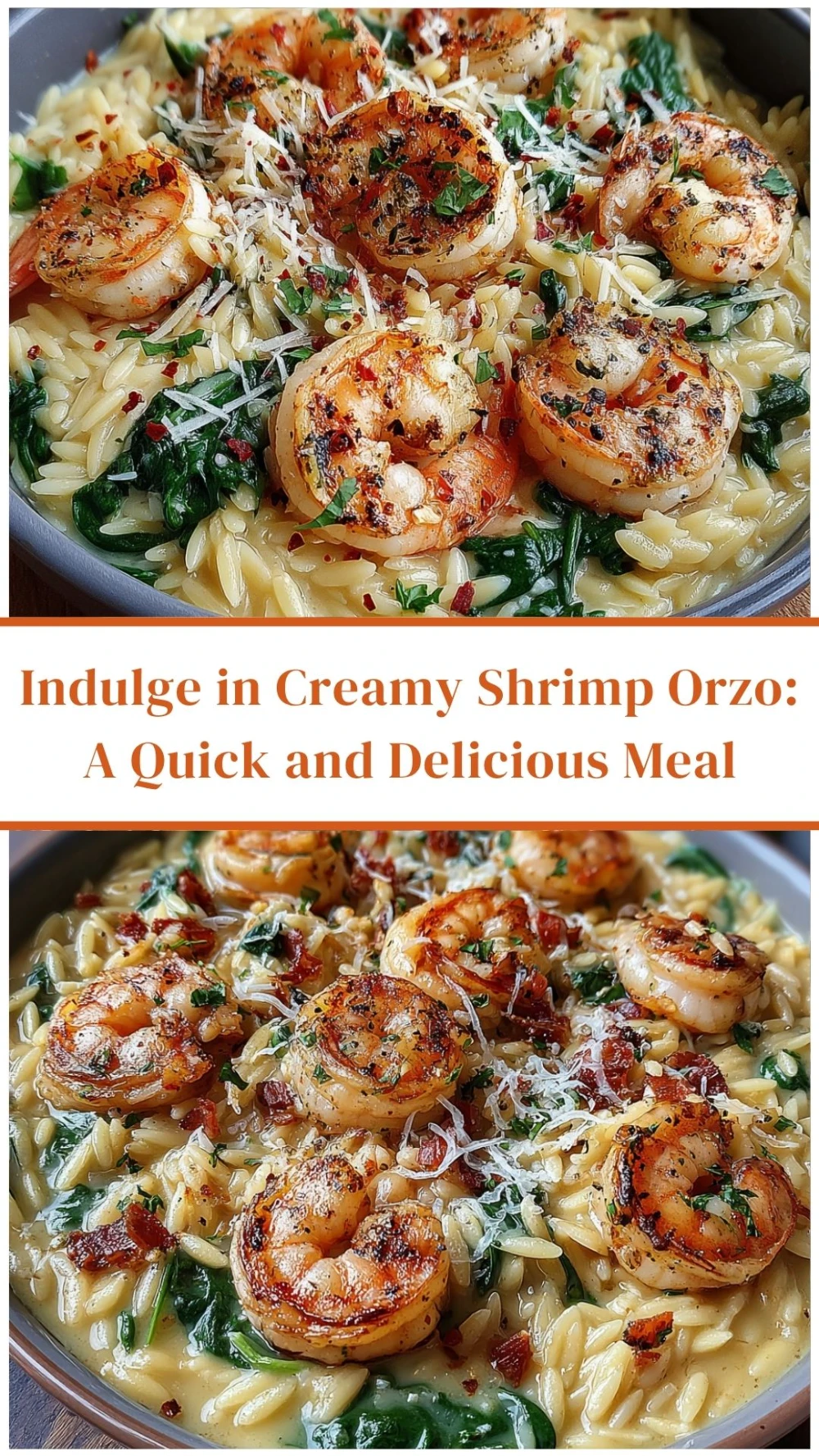 Creamy Shrimp Orzo