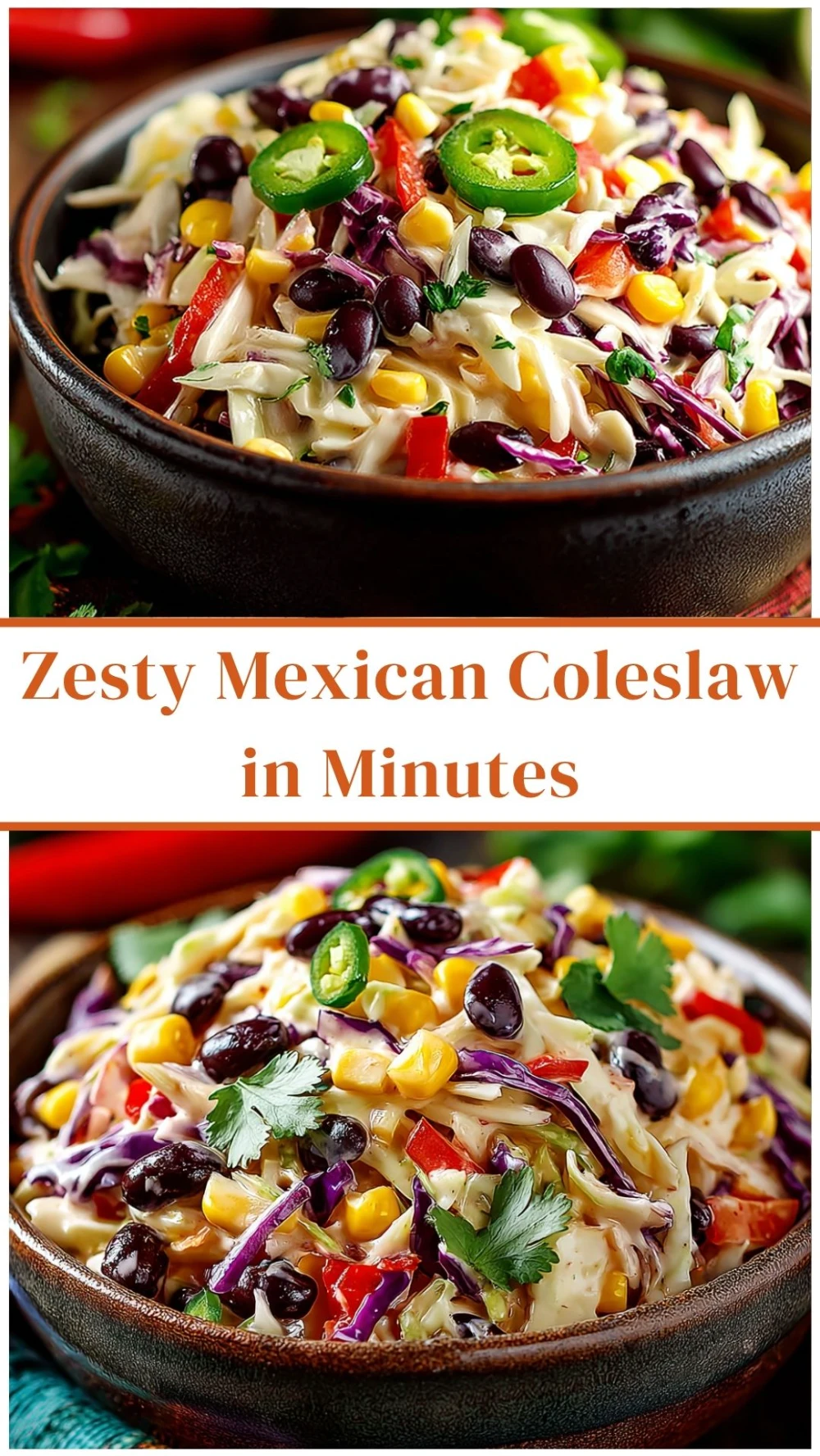 Zesty Mexican Coleslaw in Minutes
