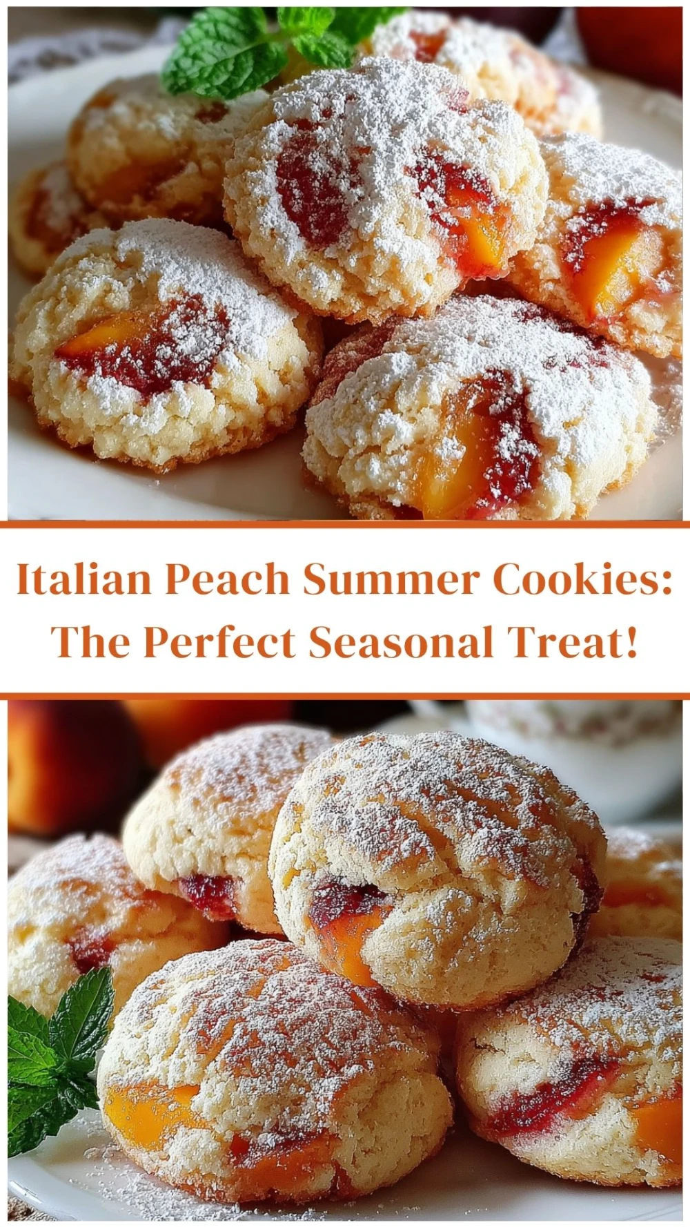 Italian Peach Summer Cookies: The Perfect Seasonal Treat!