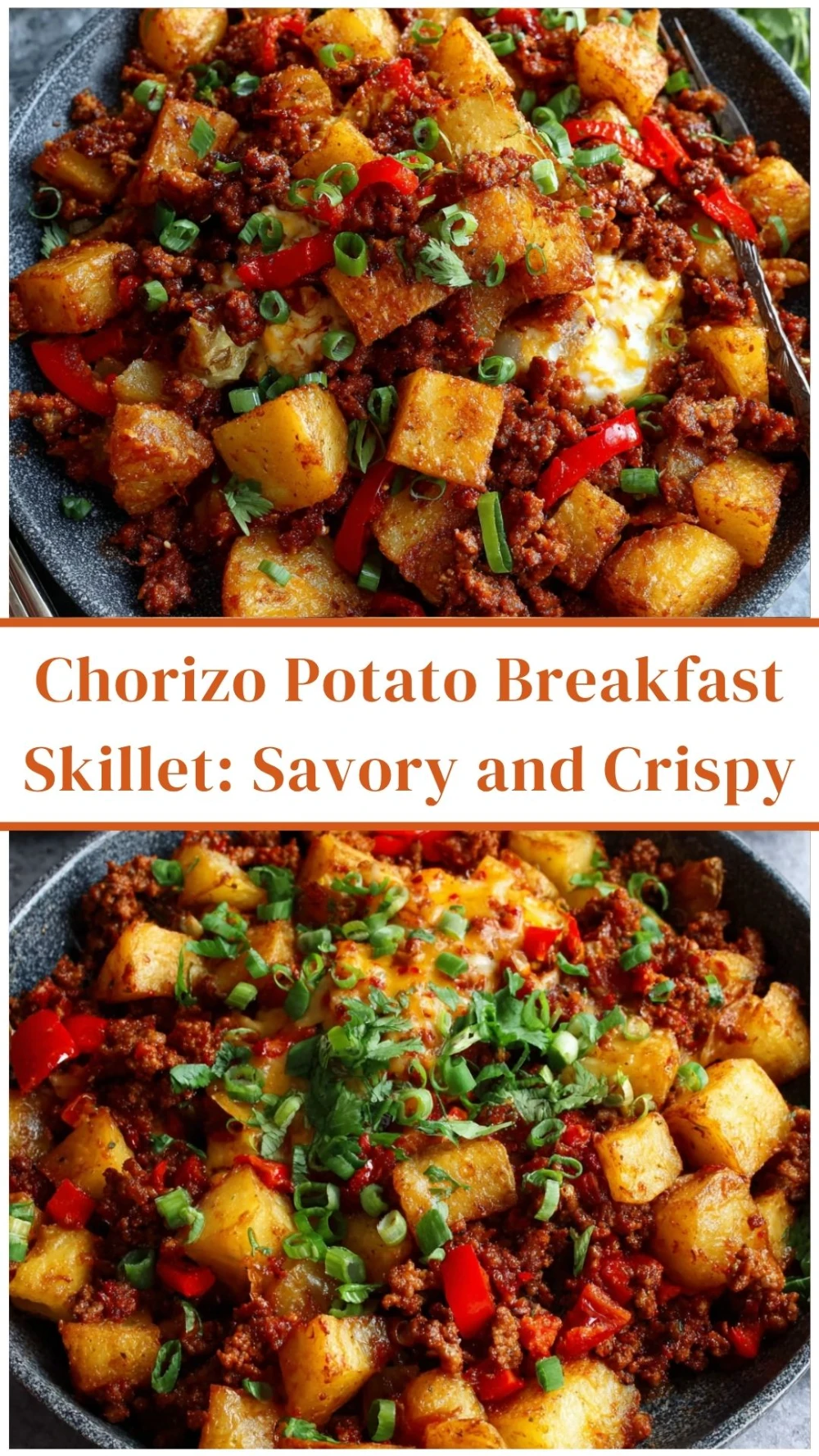 Chorizo Potato Breakfast Skillet: Savory and Crispy