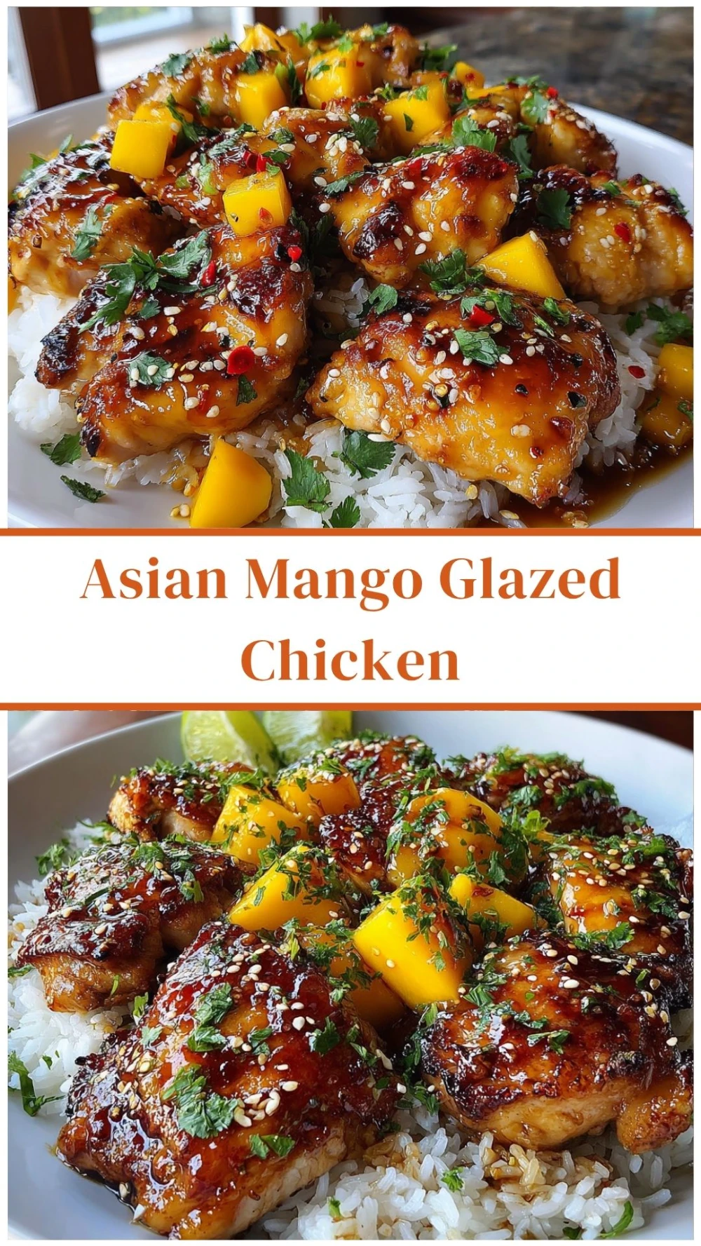 Asian Mango Glazed Chicken